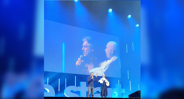 Marc Simoncini sur la scène de...