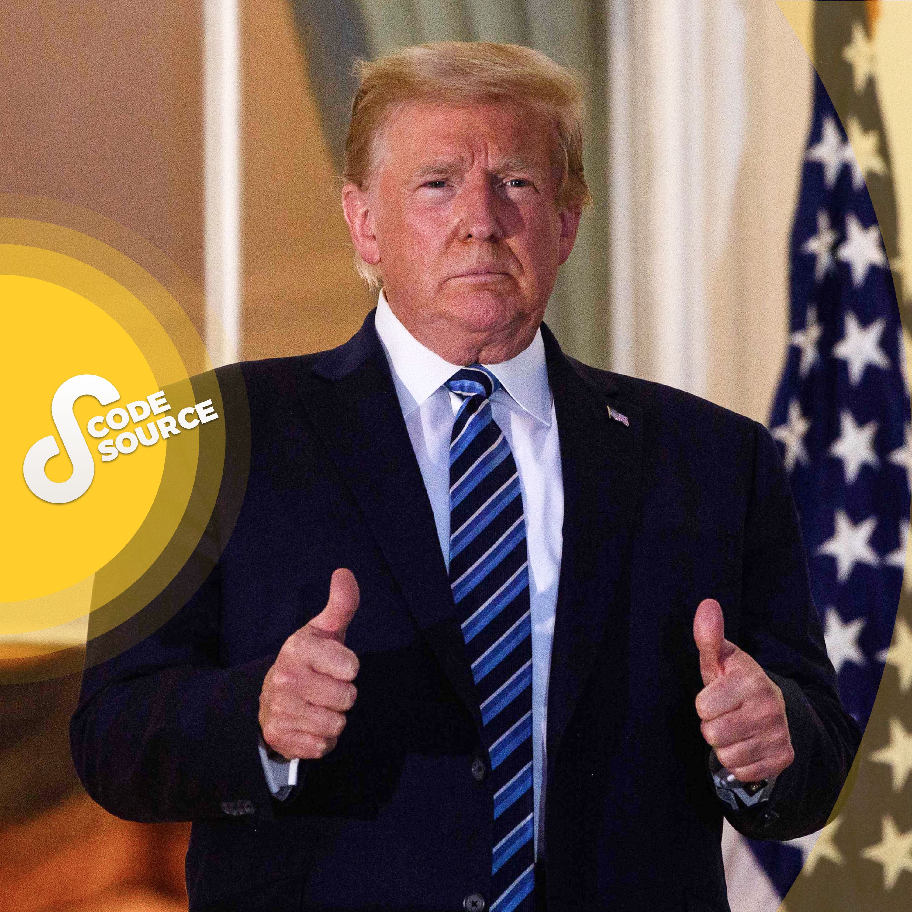 Même rattrapé par le virus, comment Donald Trump se pose en dompteur de Covid