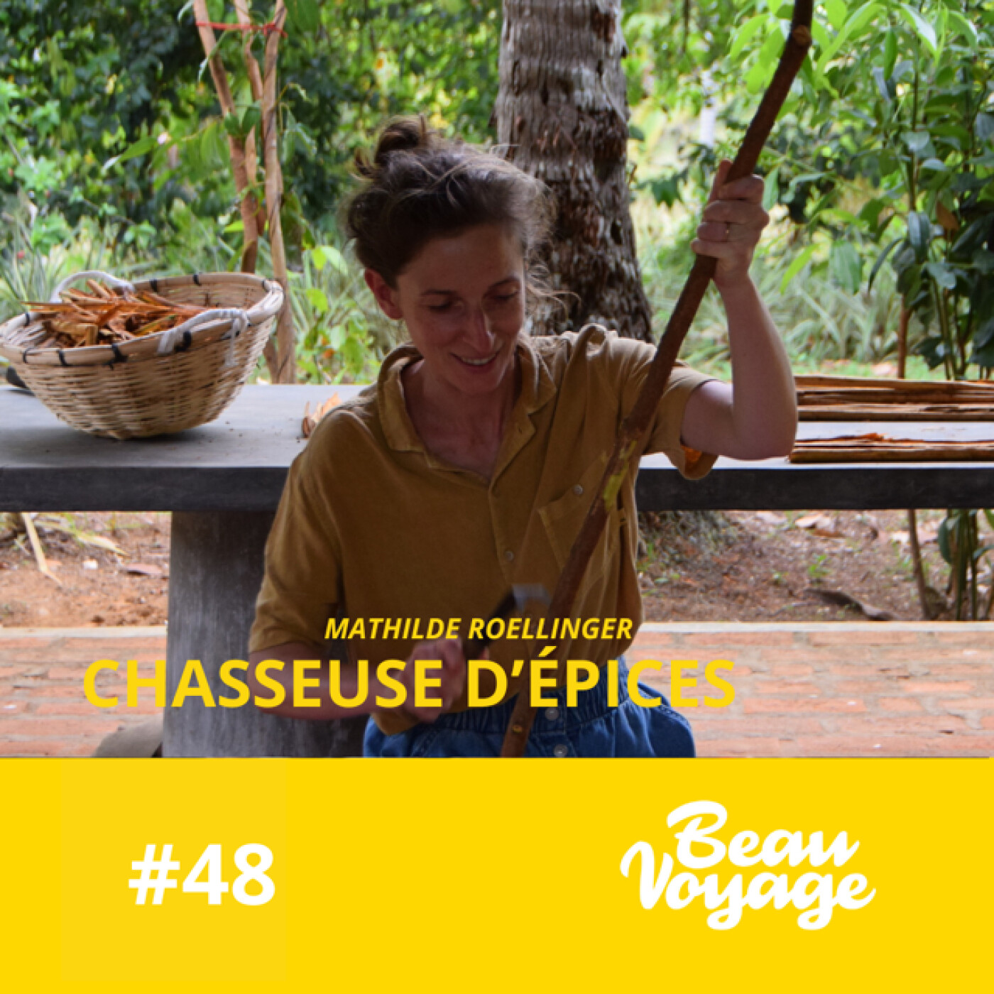 #48- Mathilde Roellinger, chercheuse d'épices : de Cancale à Sao Tomé, sa passion pour les îles...