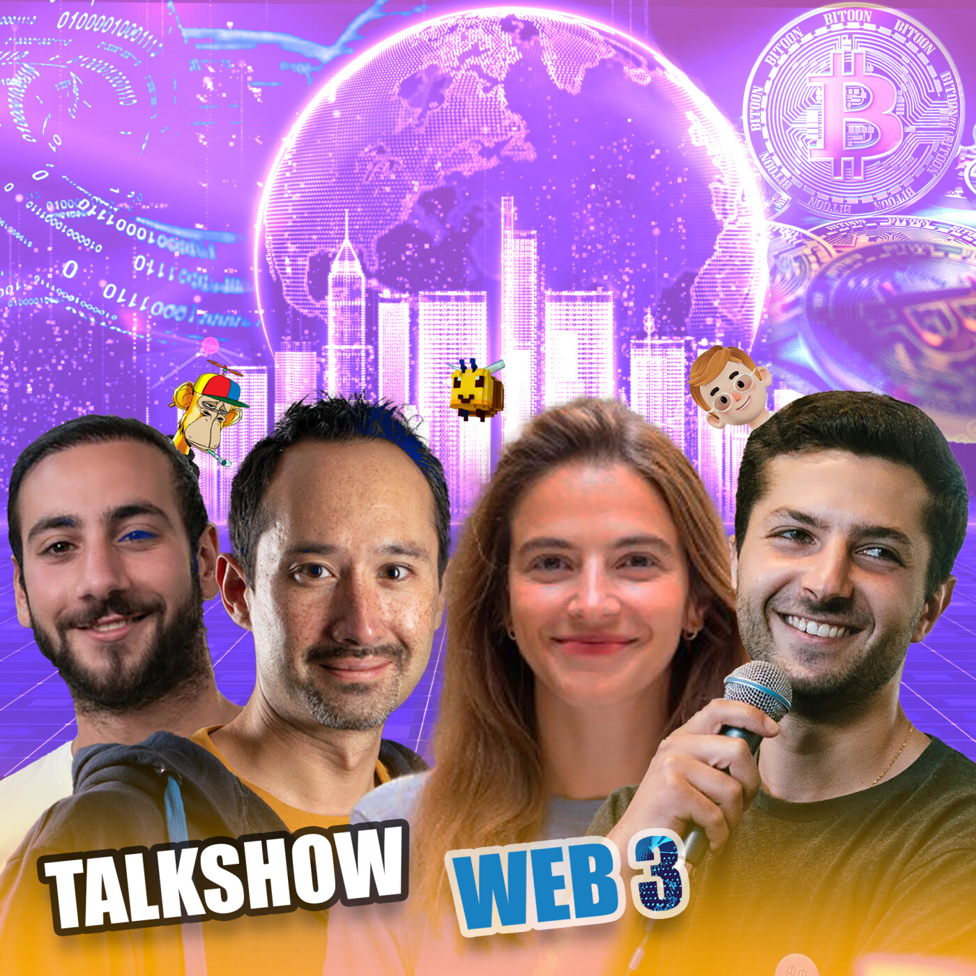 #95 TALK SHOW sur le WEB 3 - avec Séraphie de Tracy (Cohort), Sébastien Borget (The Sandbox) &...