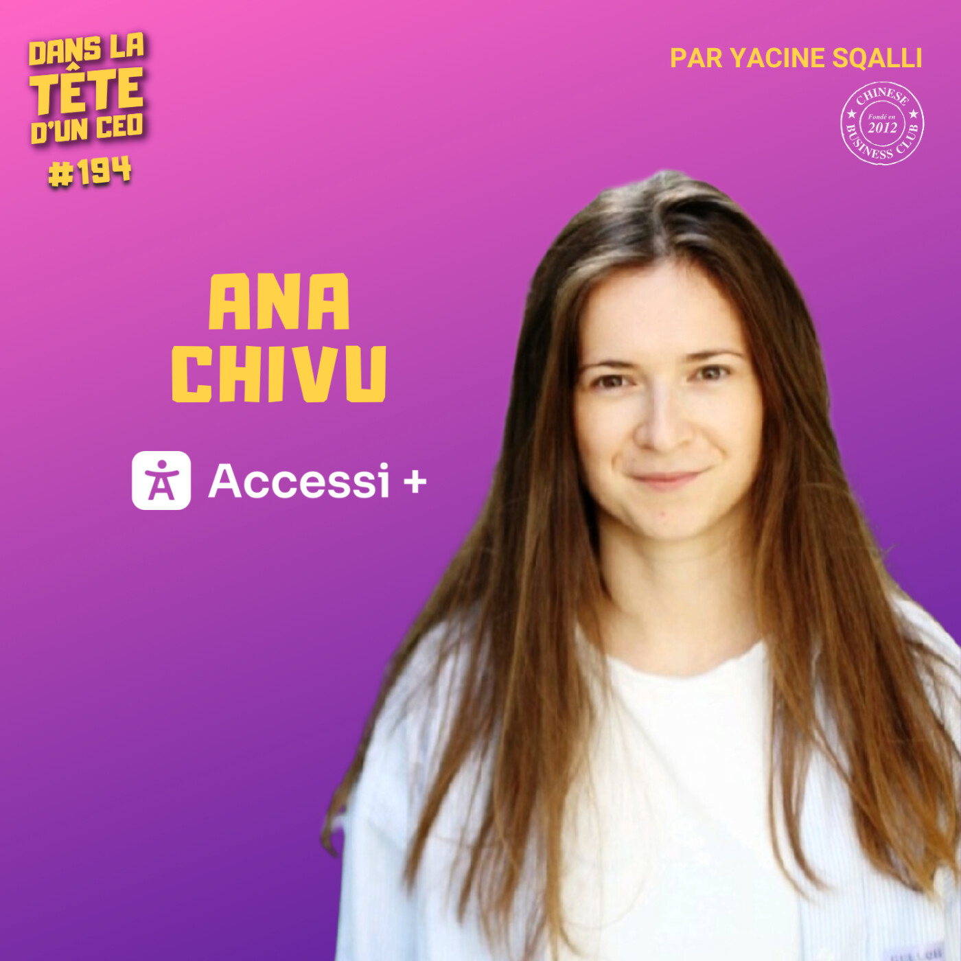 DEMAIN : avec Ana Chivu (Toboro, Accessi+)