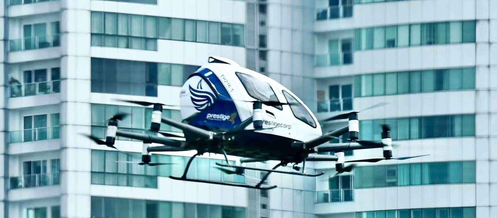 Ehang sait comment doubler l’autonomie en vol d’un eVTOL