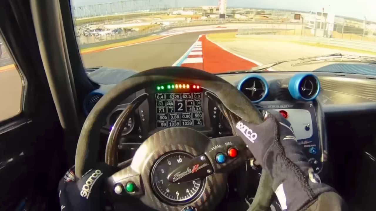 Cette vidéo prise à bord d'une Pagani Zonda R va changer votre vie