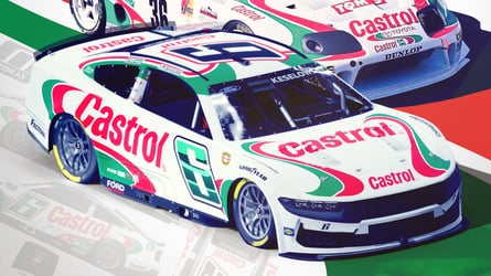 NASCAR - La livrée Castrol emblématique de la Supra revit... sur une Mustang