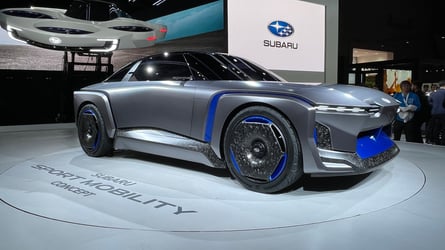 Le Subaru Sport Mobility Concept est un SVX électrique cyberpunk