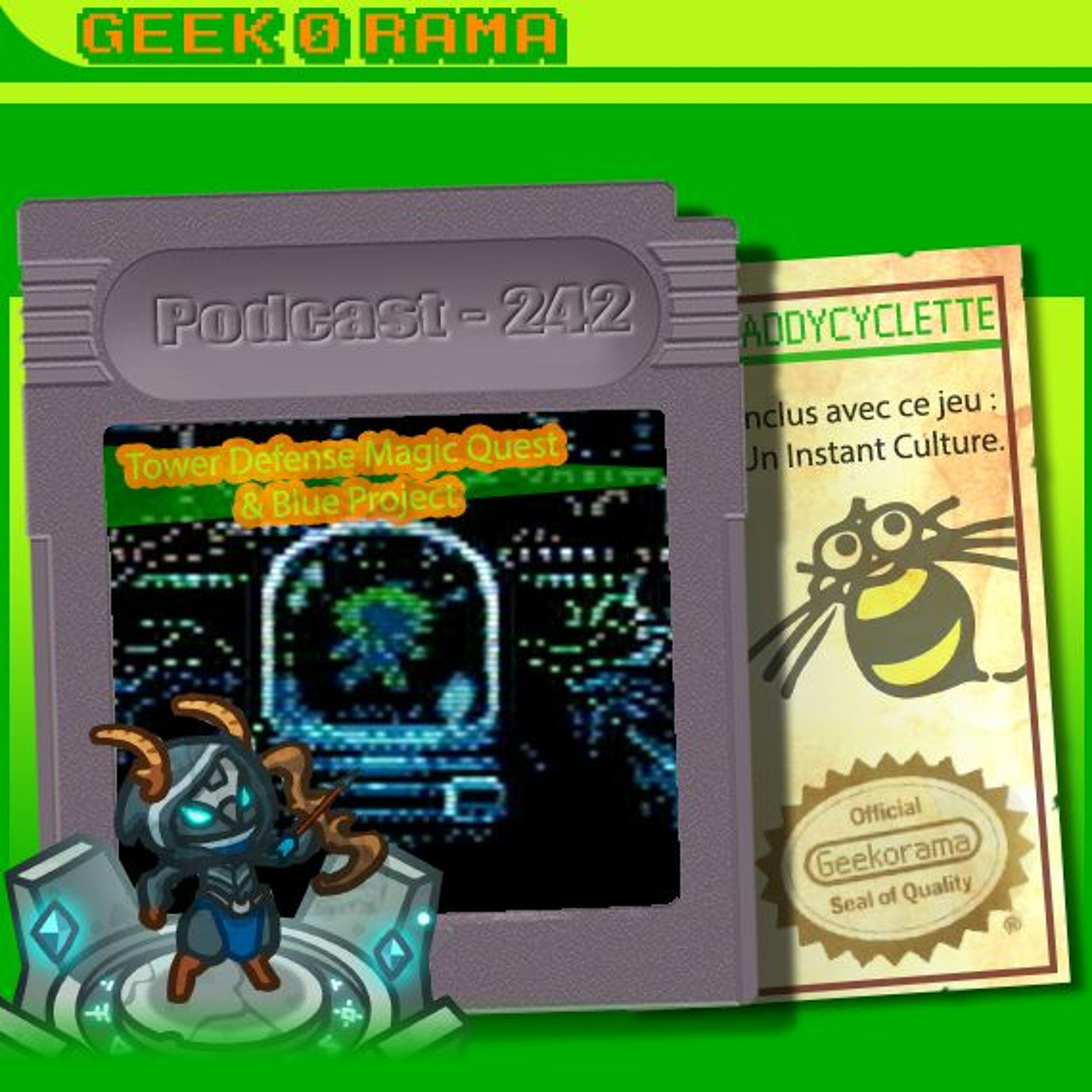 Épisode 242 GeekOrama - Magic Quest & Blue Project | IC : Hudson Soft et Takahasi Meijin