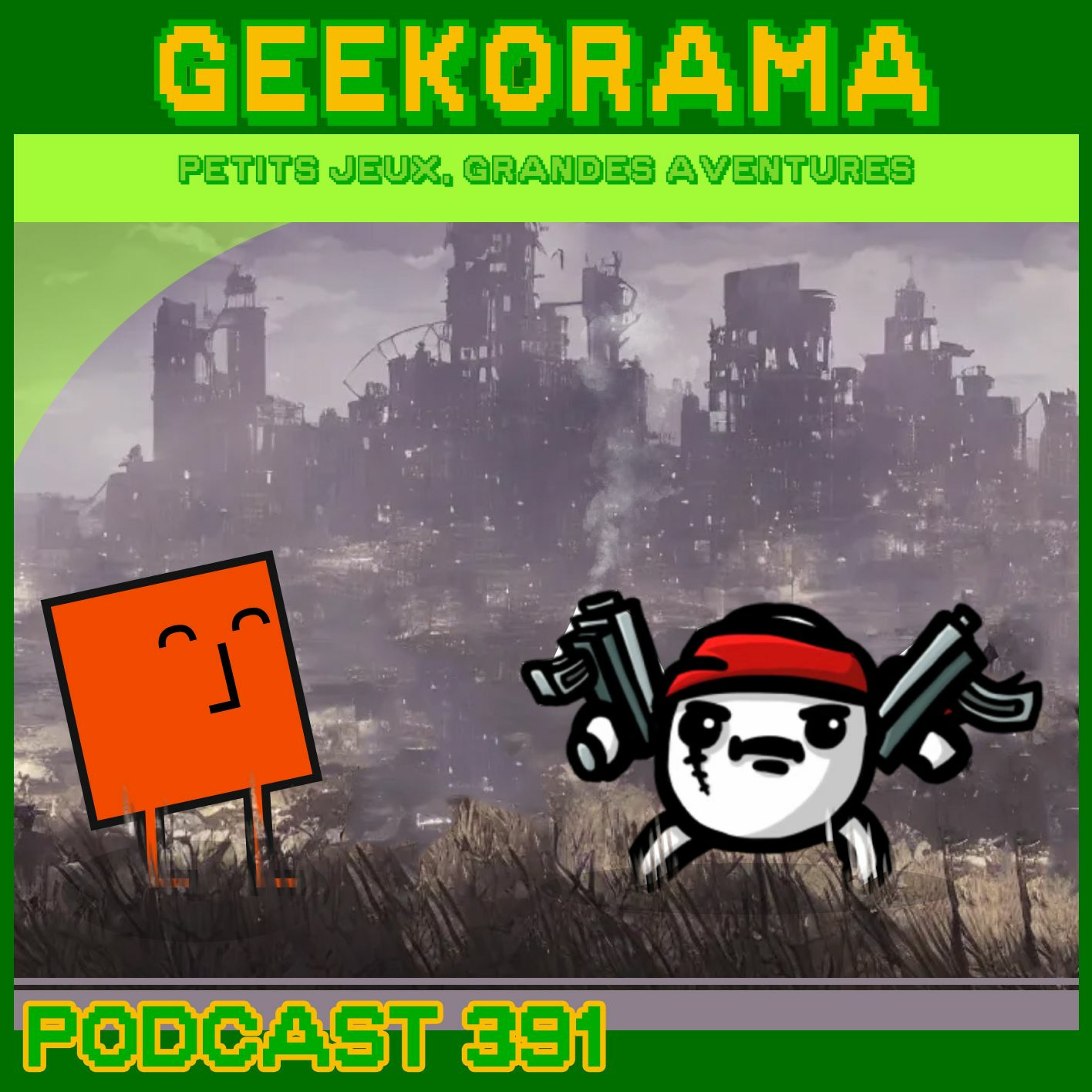 Épisode 391 GeekOrama - Wurdweb & Brotato | IC : Yoko Taro