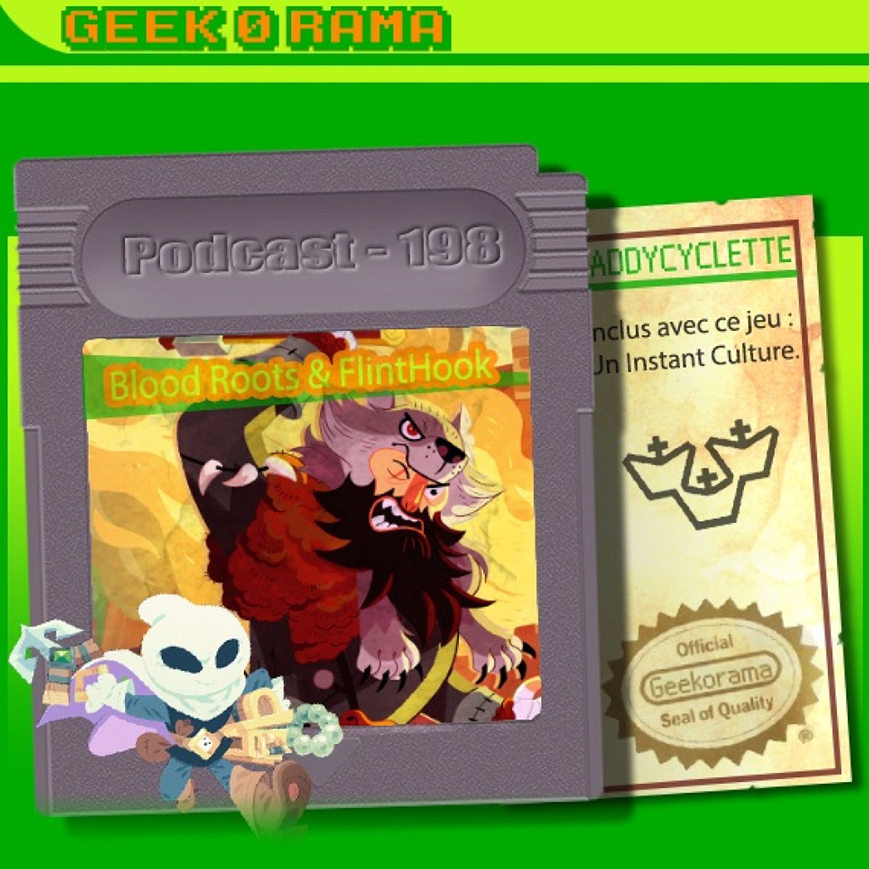 Épisode 198 Geek'O'rama - Blood Roots & Flinthook | Instant Culture : Brøderbund
