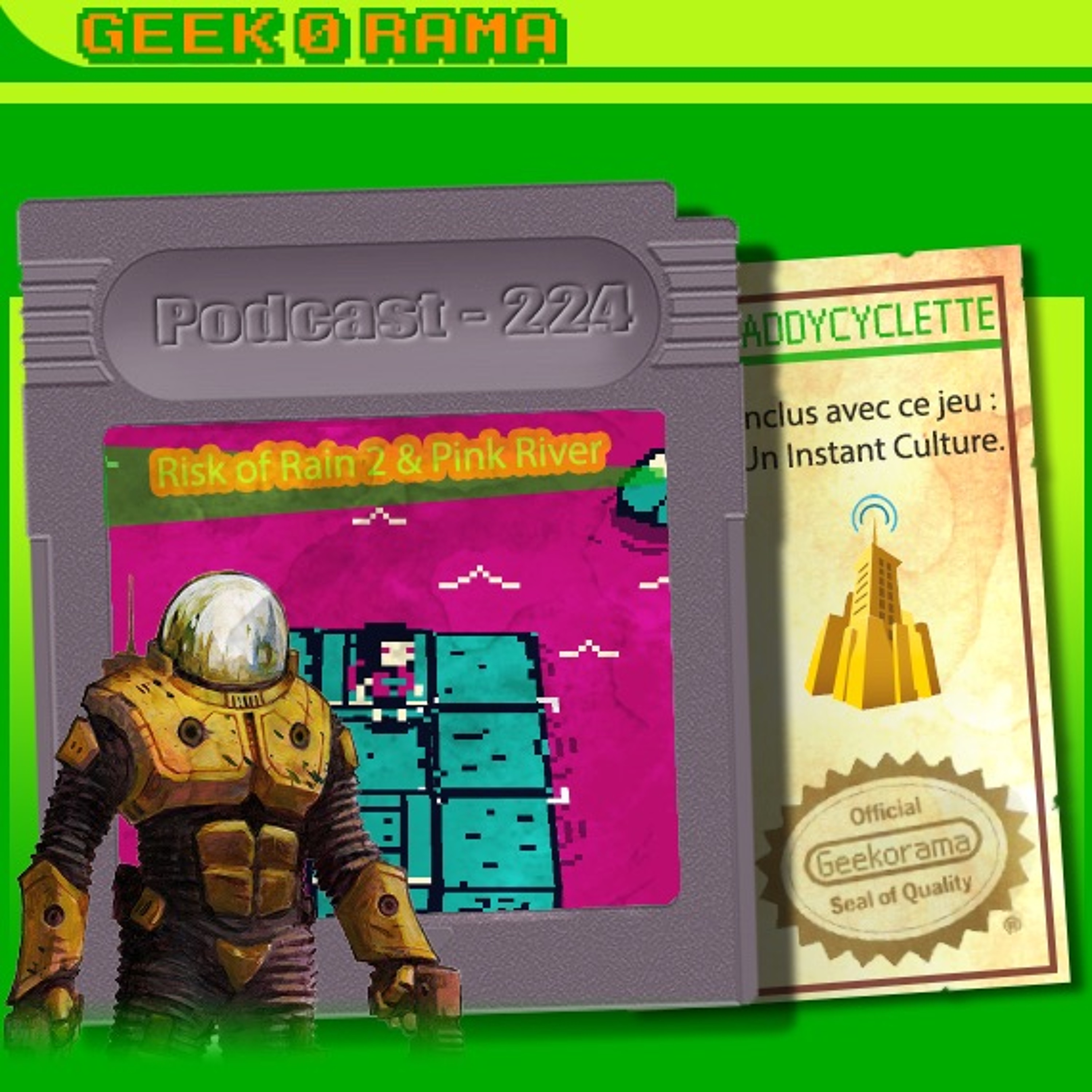Épisode 224 GeekOrama - Risk of Rain II & Pink River | IC : Daily Motion
