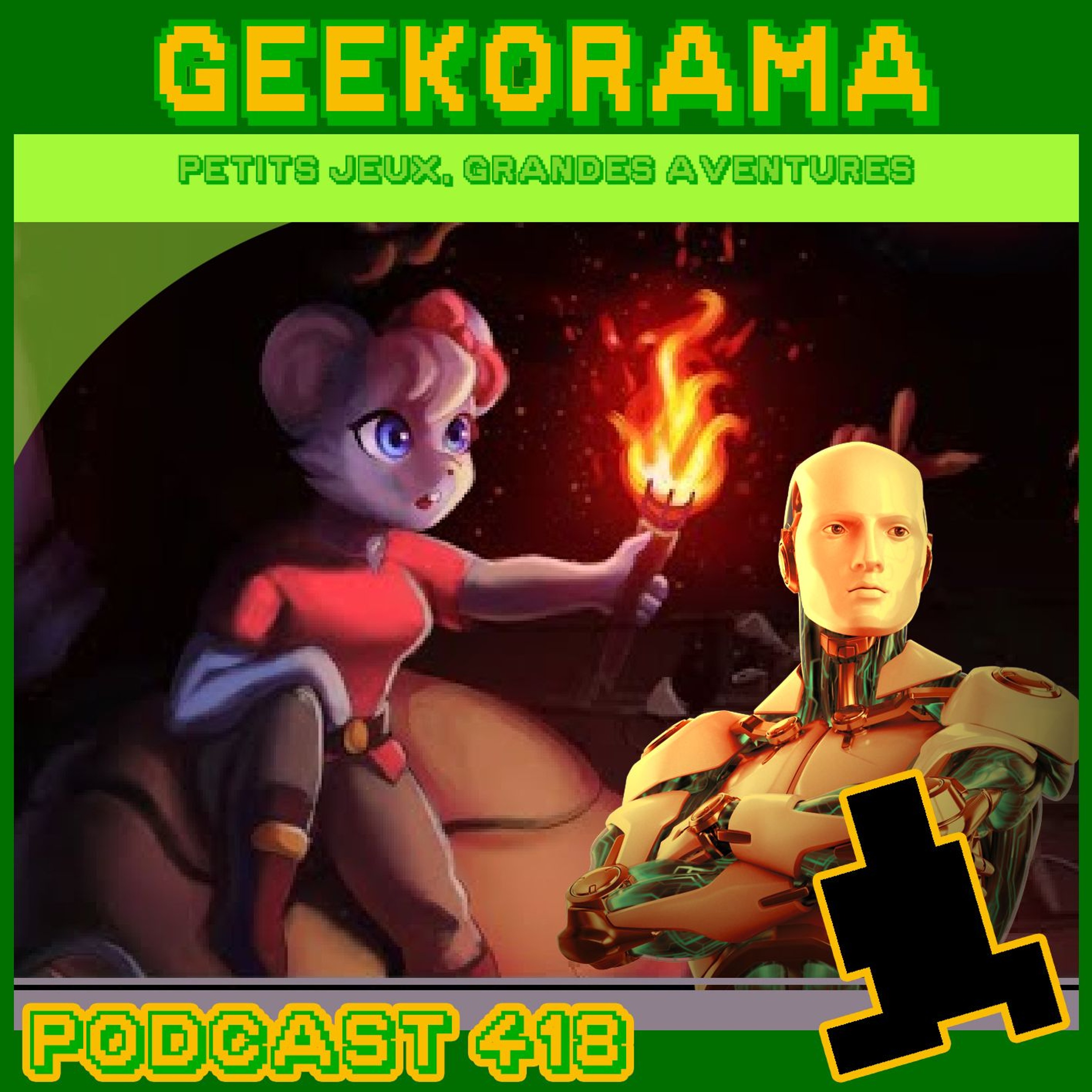 Episode 418 Geek'O'rama - Level Devil & BackPackHero | Le début des IA