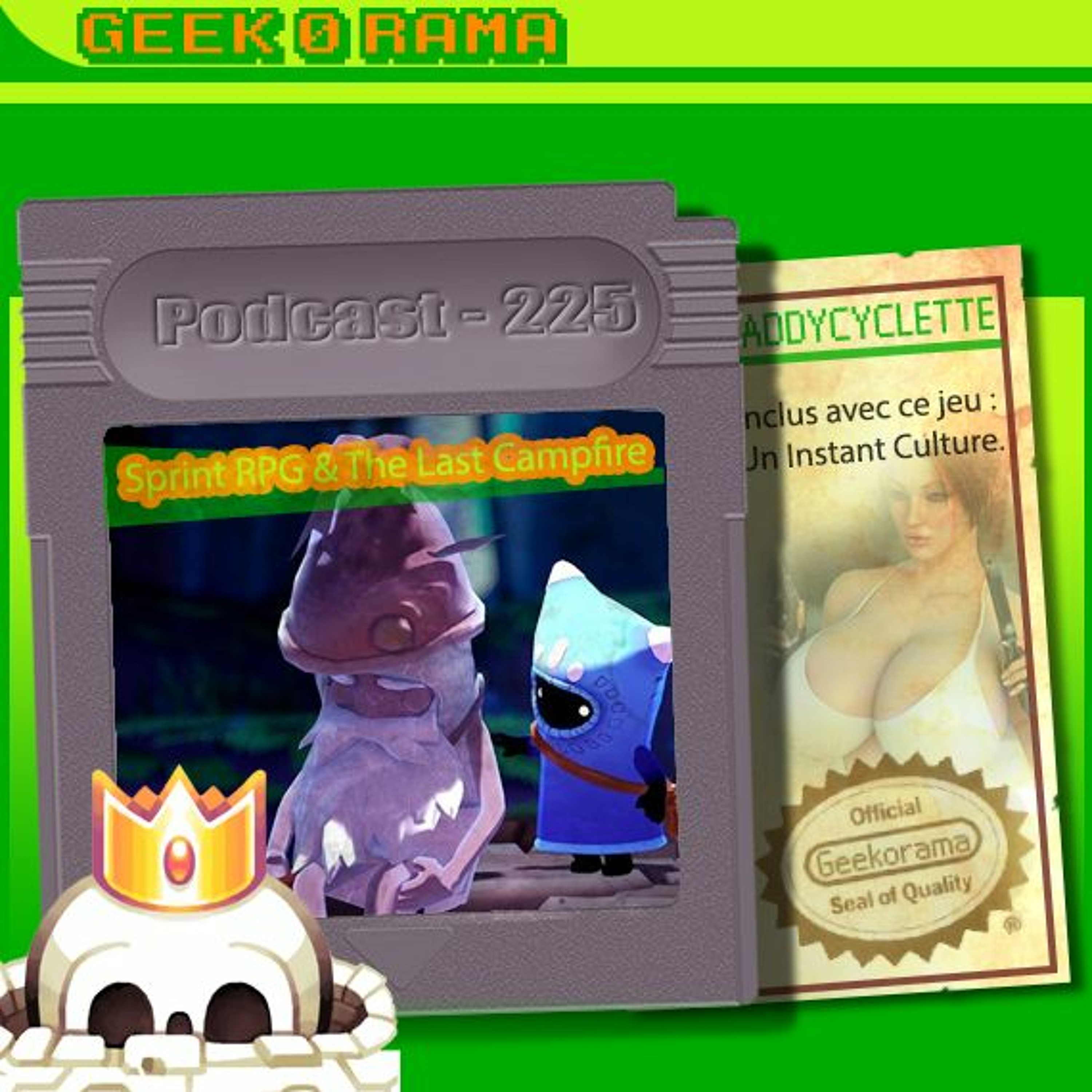 Épisode 225 GeekOrama - Sprint RPG & The Last Campfire | IC : Lara Croft