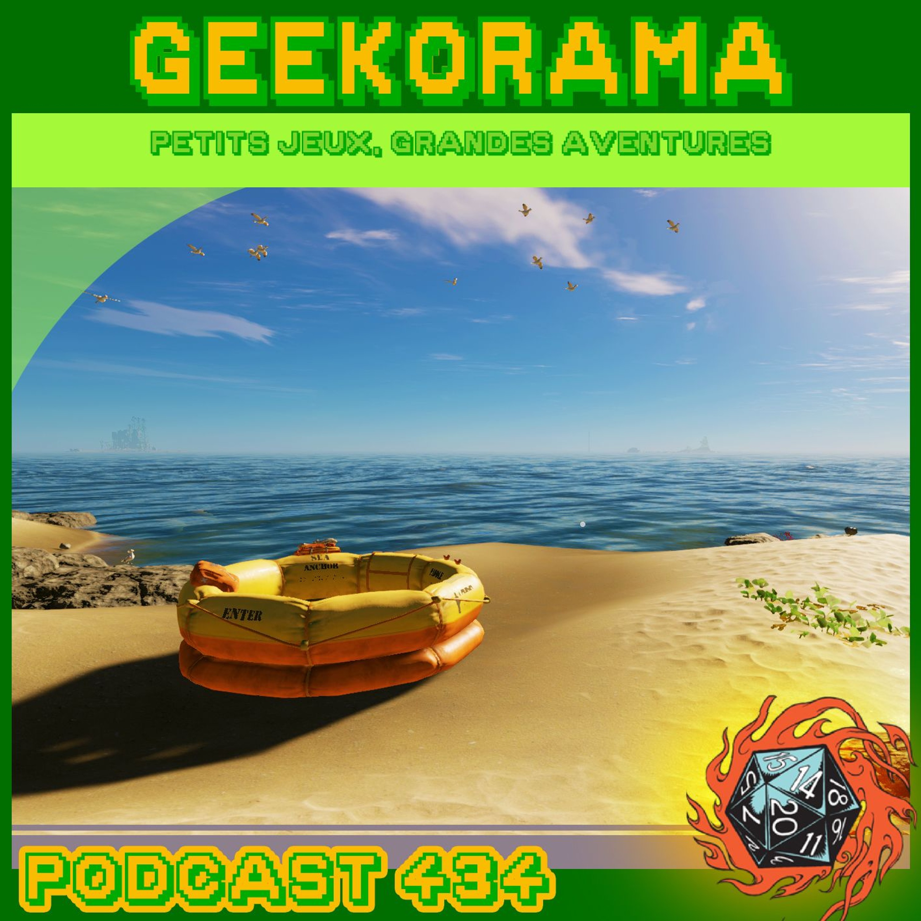 Épisode 434 GeekOrama - Stranded Deep & GeekOdyssey EP 04.
