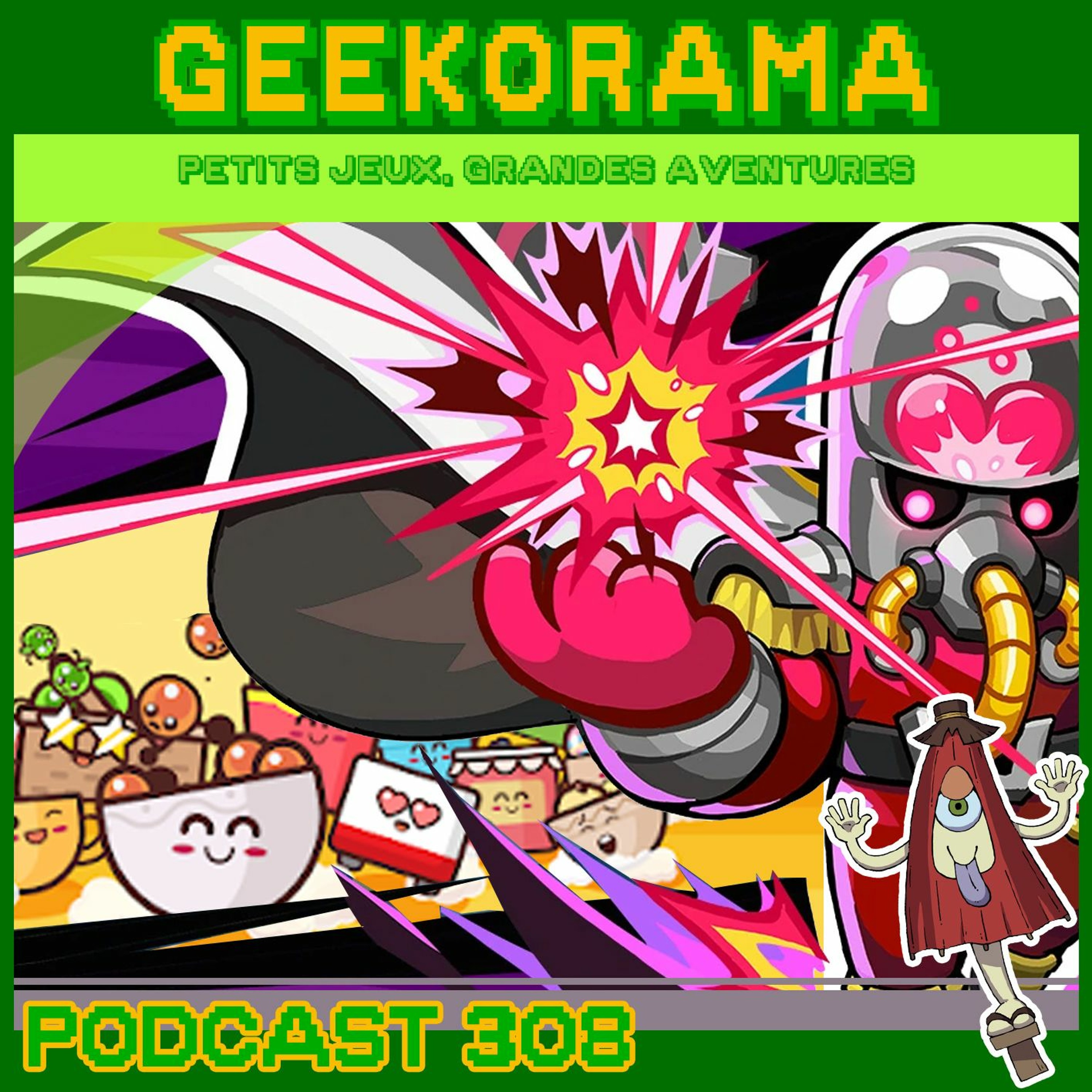 Épisode 308 GeekOrama - Catchee & Rythm Fighter | IC : Les Yokai, pt. 2