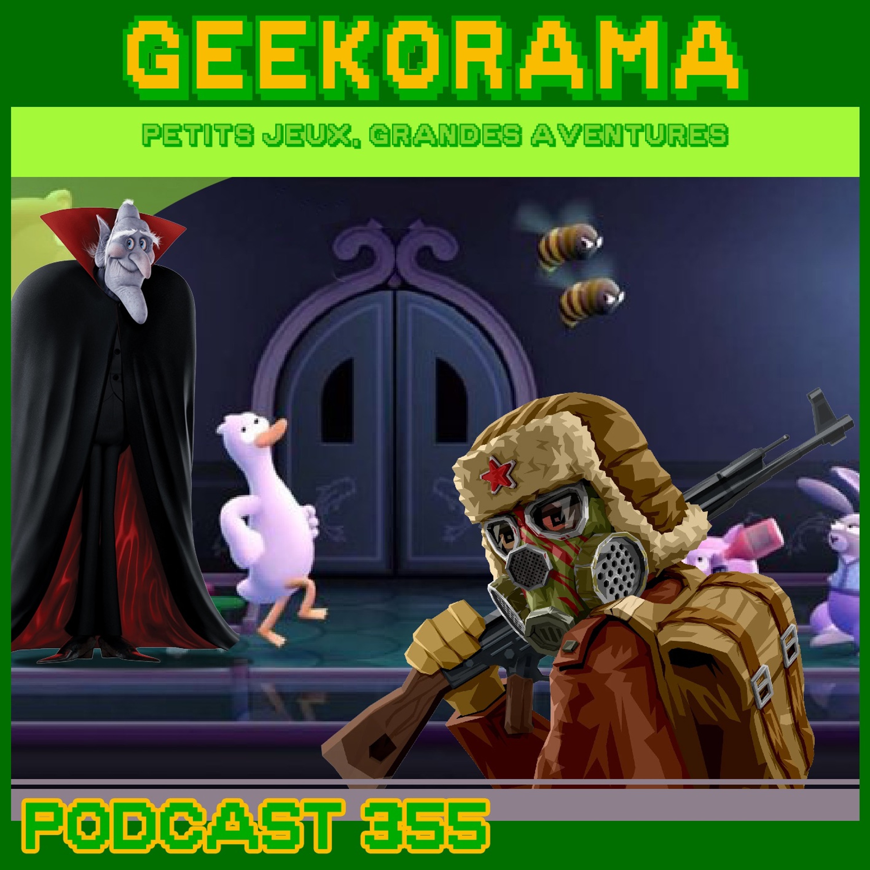 Épisode 355 GeekOrama -The Walking Zombies 2 &  Punch Kick Duck / IC : Les vampires