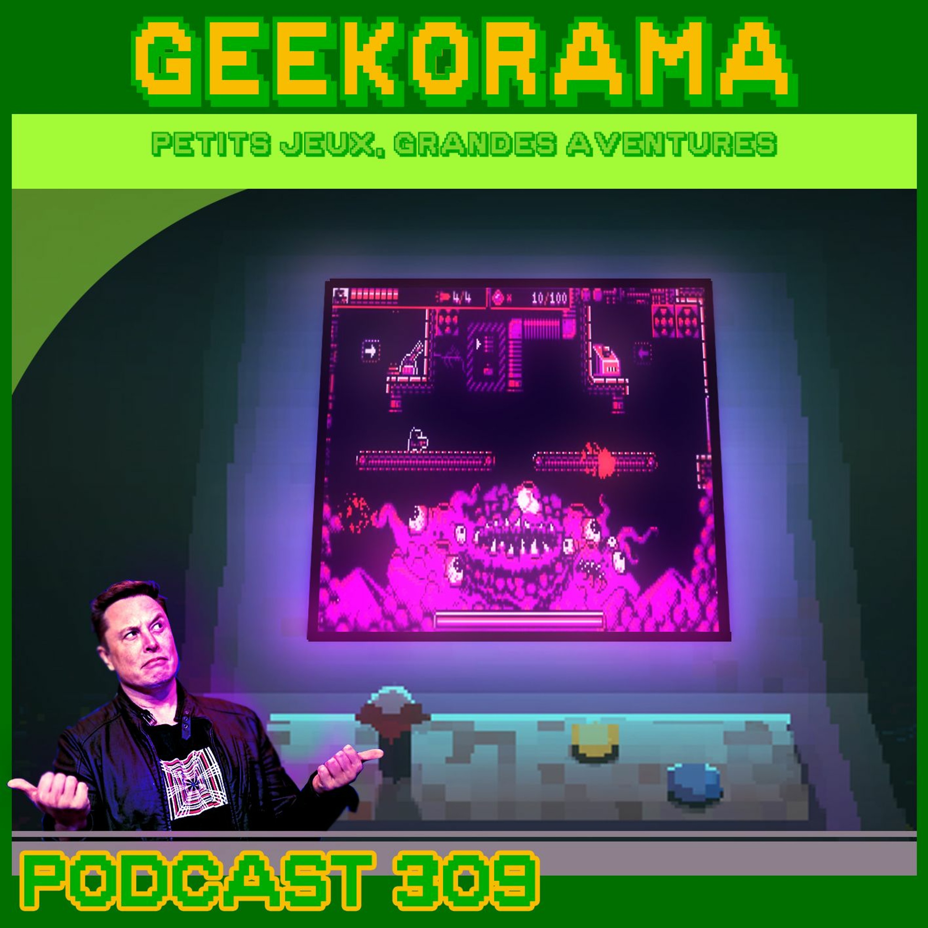 Épisode 309 GeekOrama - Janitor Bleed & B.I.O.T.A | IC : Elon Musk, pt. 1