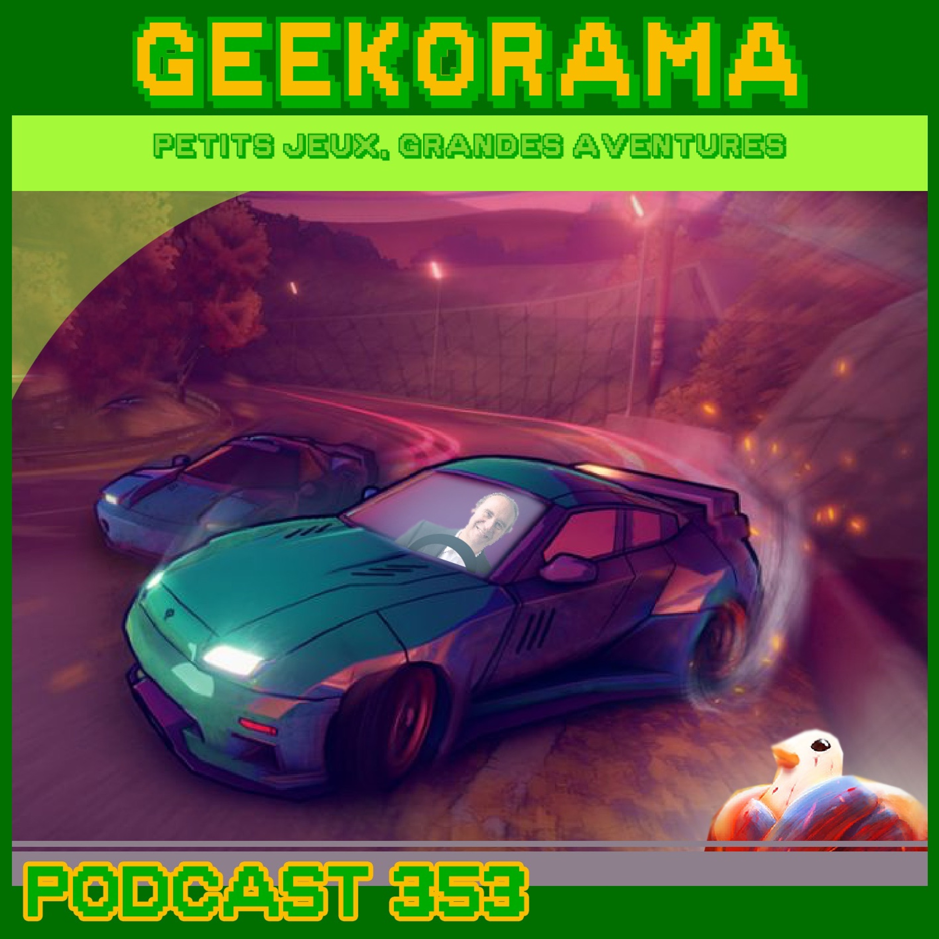 Épisode 353 GeekOrama - Inertial Drift & Bloody Hell | IC : Xavier Niel