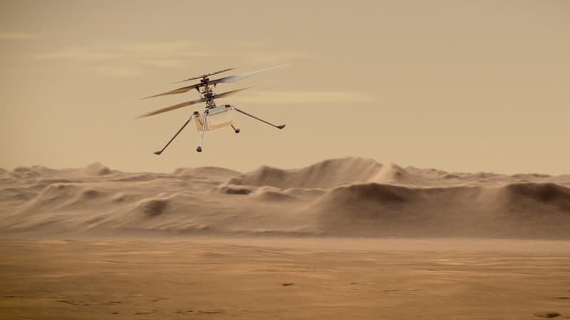 Ingenuity, l'hélicoptère de la Nasa sur Mars envoie son dernier message