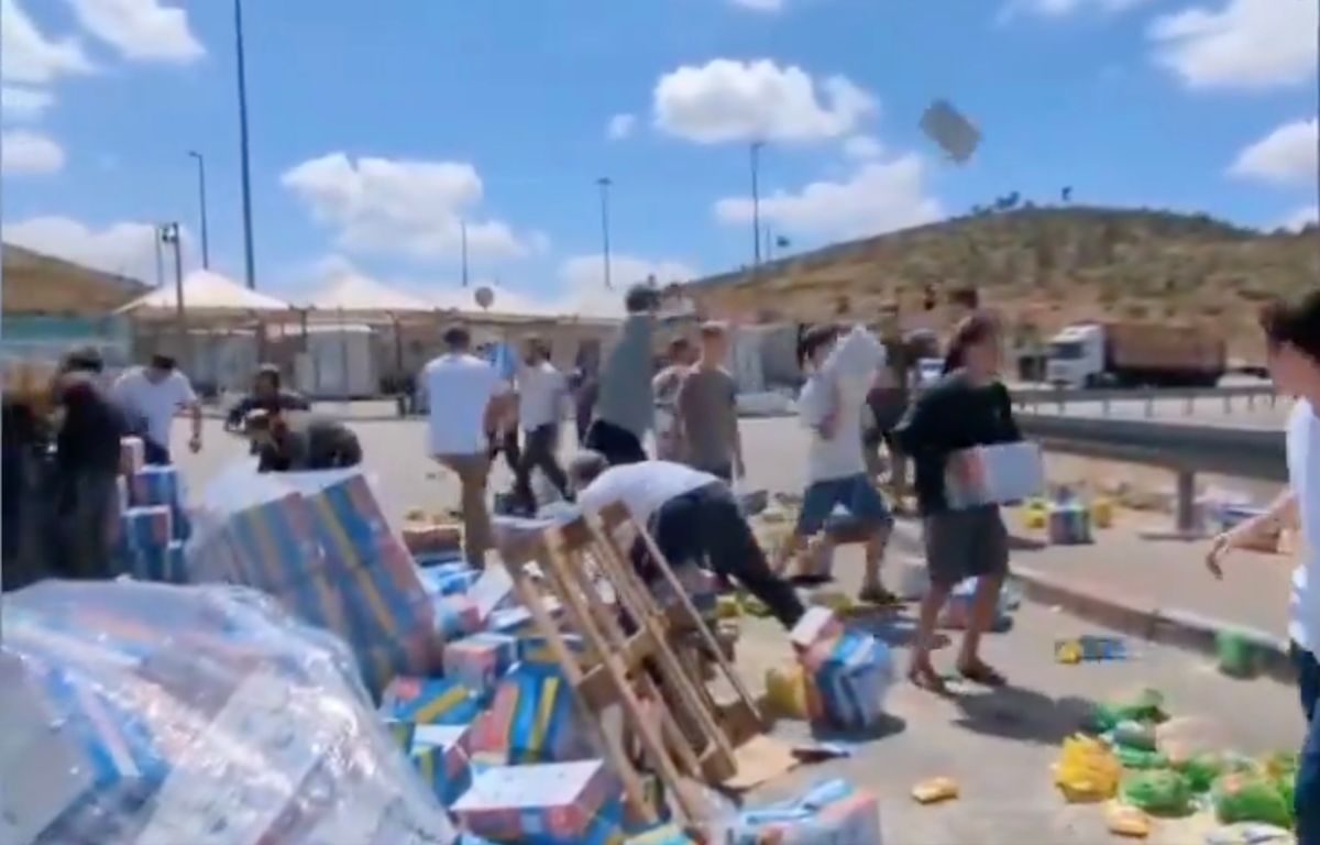 Des activistes israéliens ont-il attaqués des ressources humanitaires destinées à Gaza ?