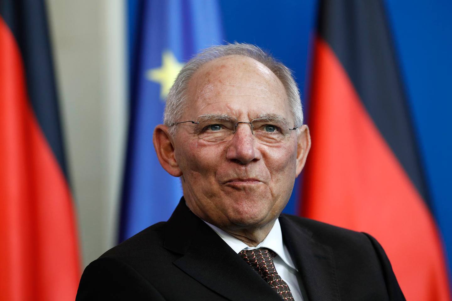 Wolfgang Schäuble, ancien ministre des finances de l???Allemagne et président du Bundestag, est...