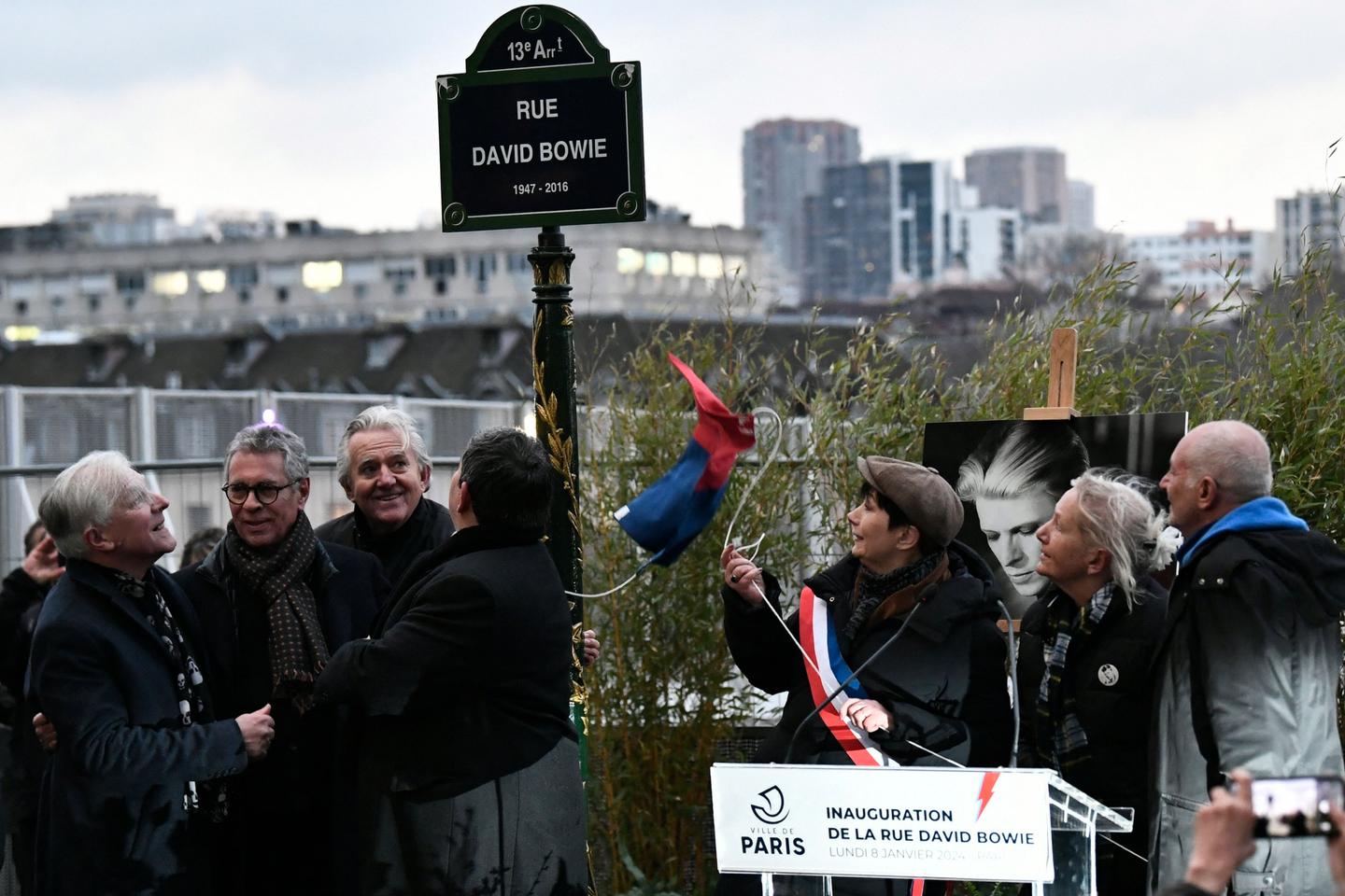 Une rue David-Bowie inaugurée à Paris dans le 13??? arrondissement
