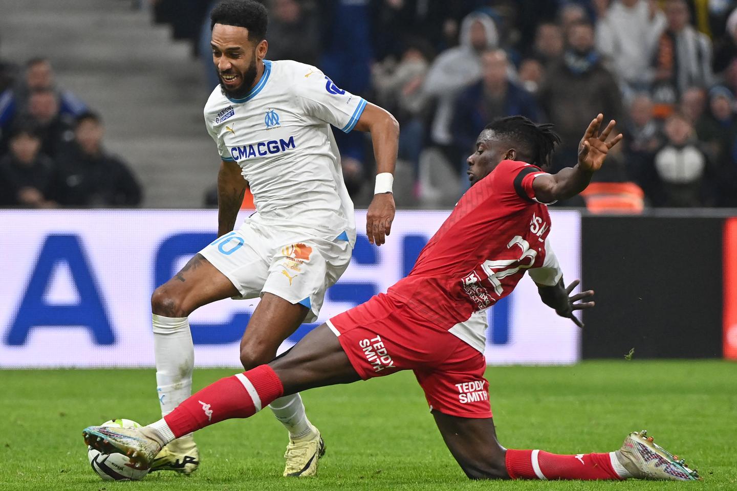 Ligue 1 : en infériorité numérique, Monaco résiste et ramène le nul de Marseille