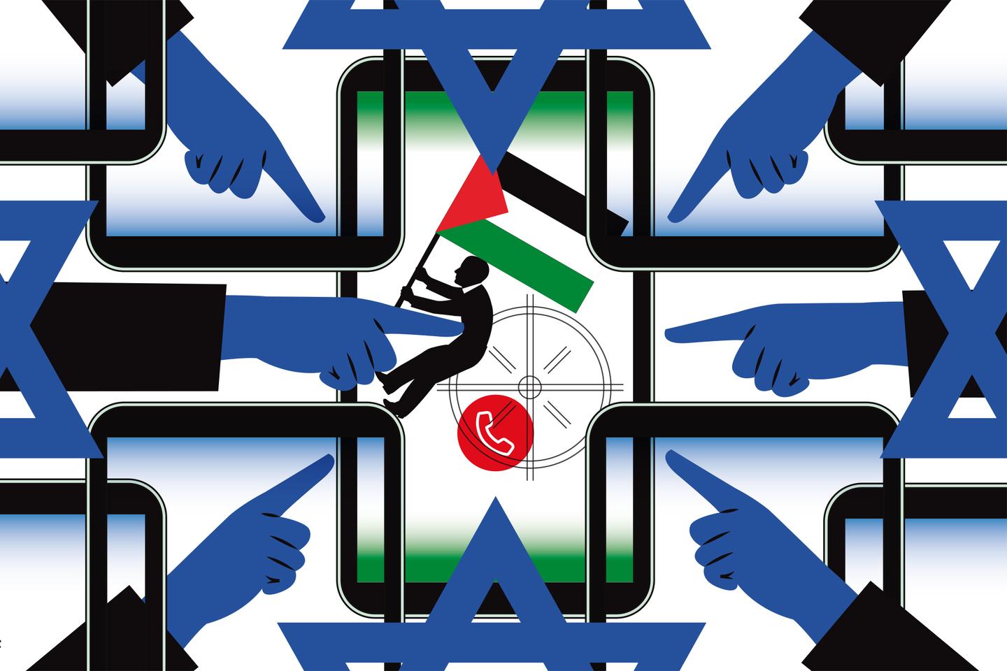 La guérilla virtuelle de militants pro-Israël contre les sympathisants propalestiniens en France
