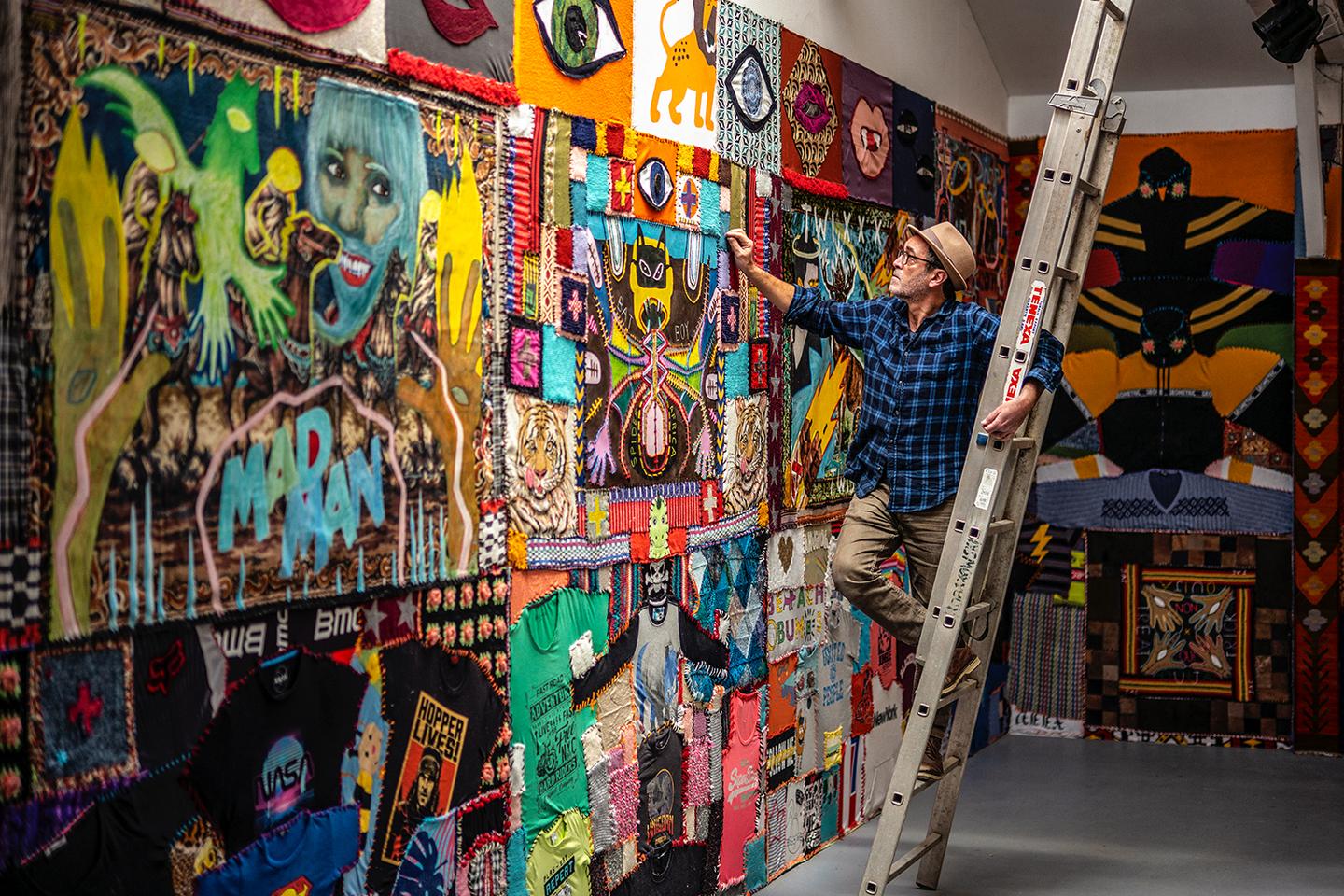 A Strasbourg, le patchwork géant de Philippe Jacq tisse une mémoire collective
