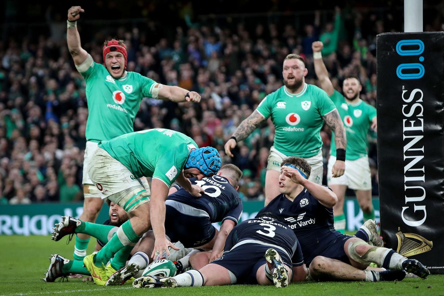 L???Irlande remporte le Tournoi des six nations 2024 grâce à sa victoire contre l???Ecosse