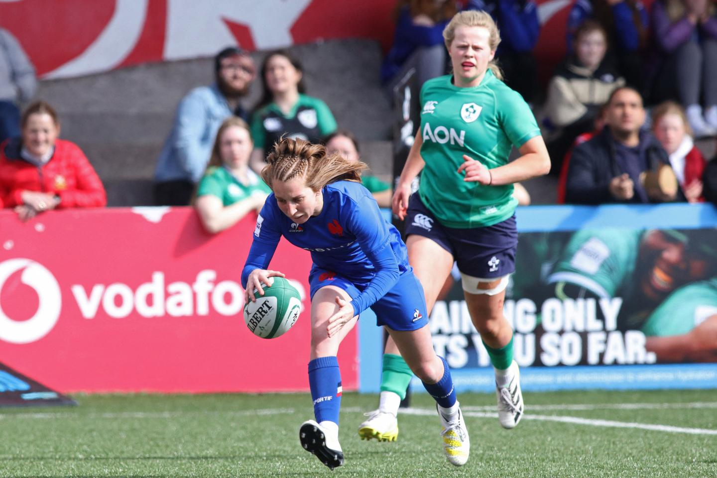 Tournoi des six nations féminin : la France déroule pour son entrée en lice face à l???Irlande...