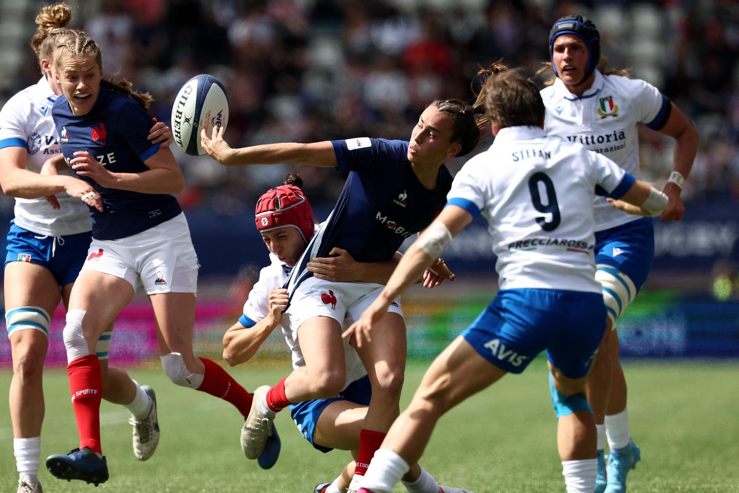 Tournoi des six nations féminin : la France l???emporte sans trembler devant l???Italie