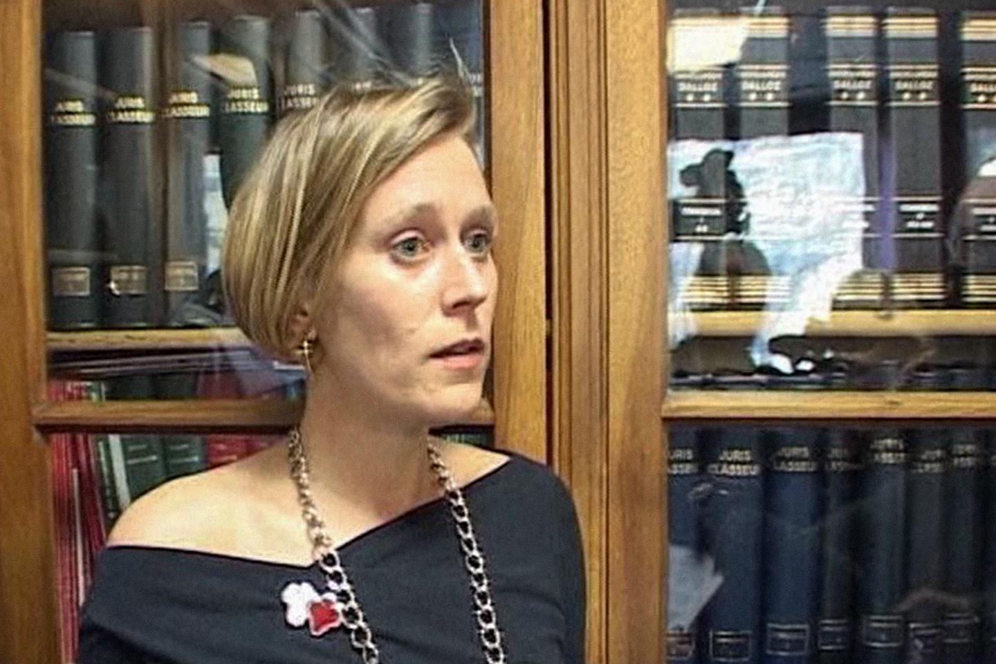 La magistrate Hélène Gerhards, mise en cause pour ses liens supposés avec le banditisme corse,...
