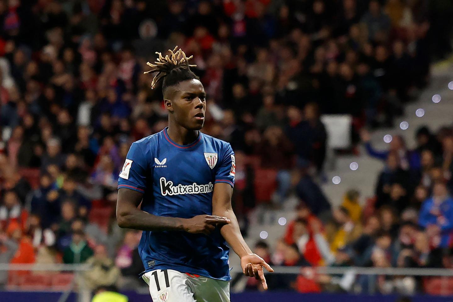 Football : le joueur de l???Athletic Bilbao Nico Williams dénonce les « bruits de singes »...