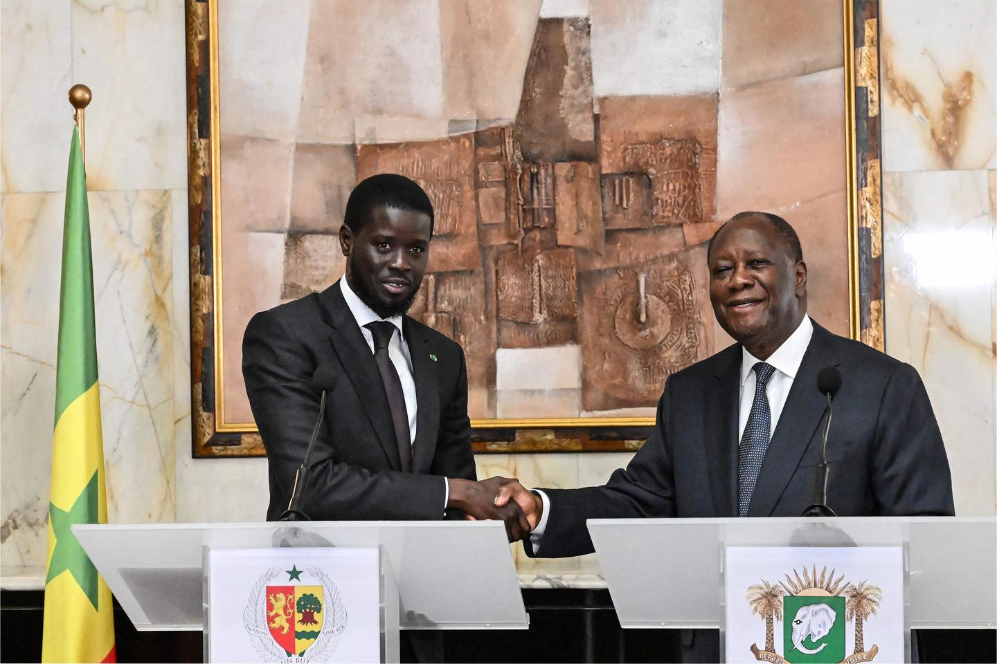 Sénégal-Côte d???Ivoire : Bassirou Diomaye Faye et Alassane Ouattara, deux partenaires...