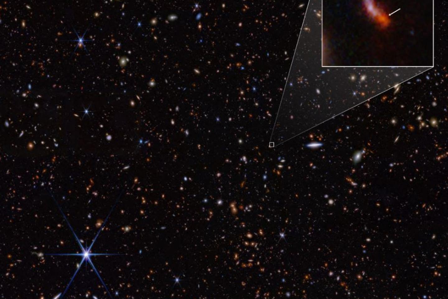 Le télescope James-Webb détecte la plus lointaine des galaxies jamais découverte