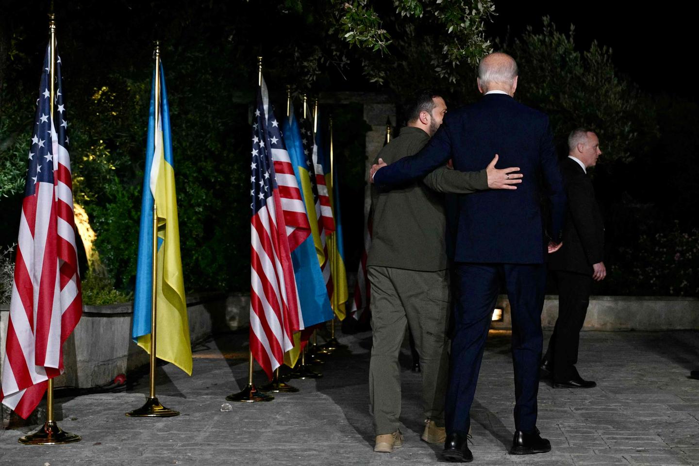 Les pays du G7 s???accordent sur un renforcement du soutien à l???Ukraine grâce aux avoirs...