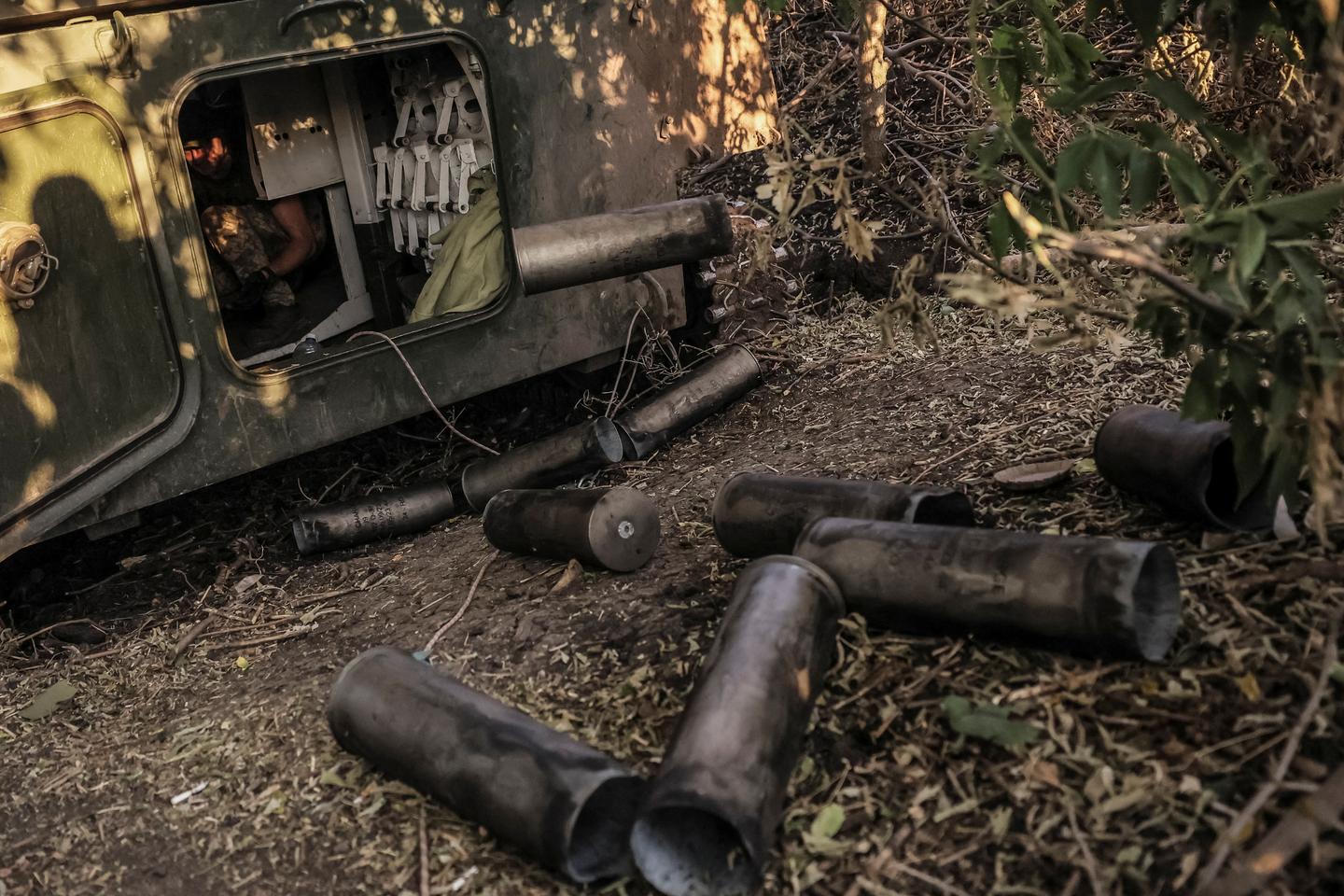 En Ukraine, le grignotage du Donbass par l???armée russe s???accélère