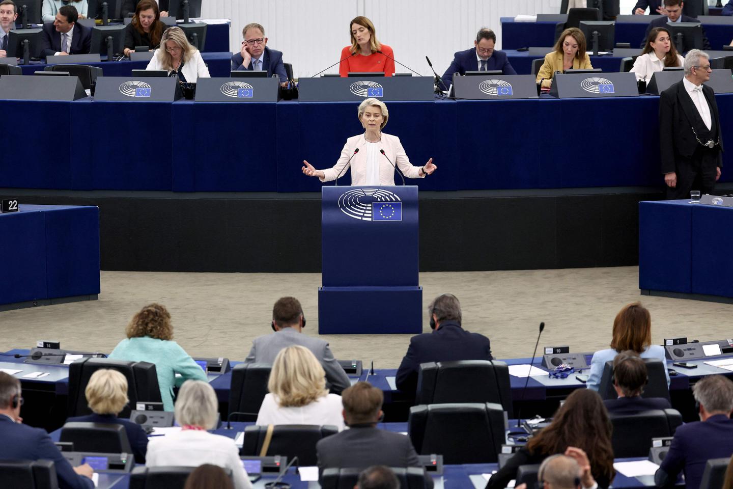 Ursula von der Leyen, réélue à la tête de la Commission européenne, a fait le service minimum...