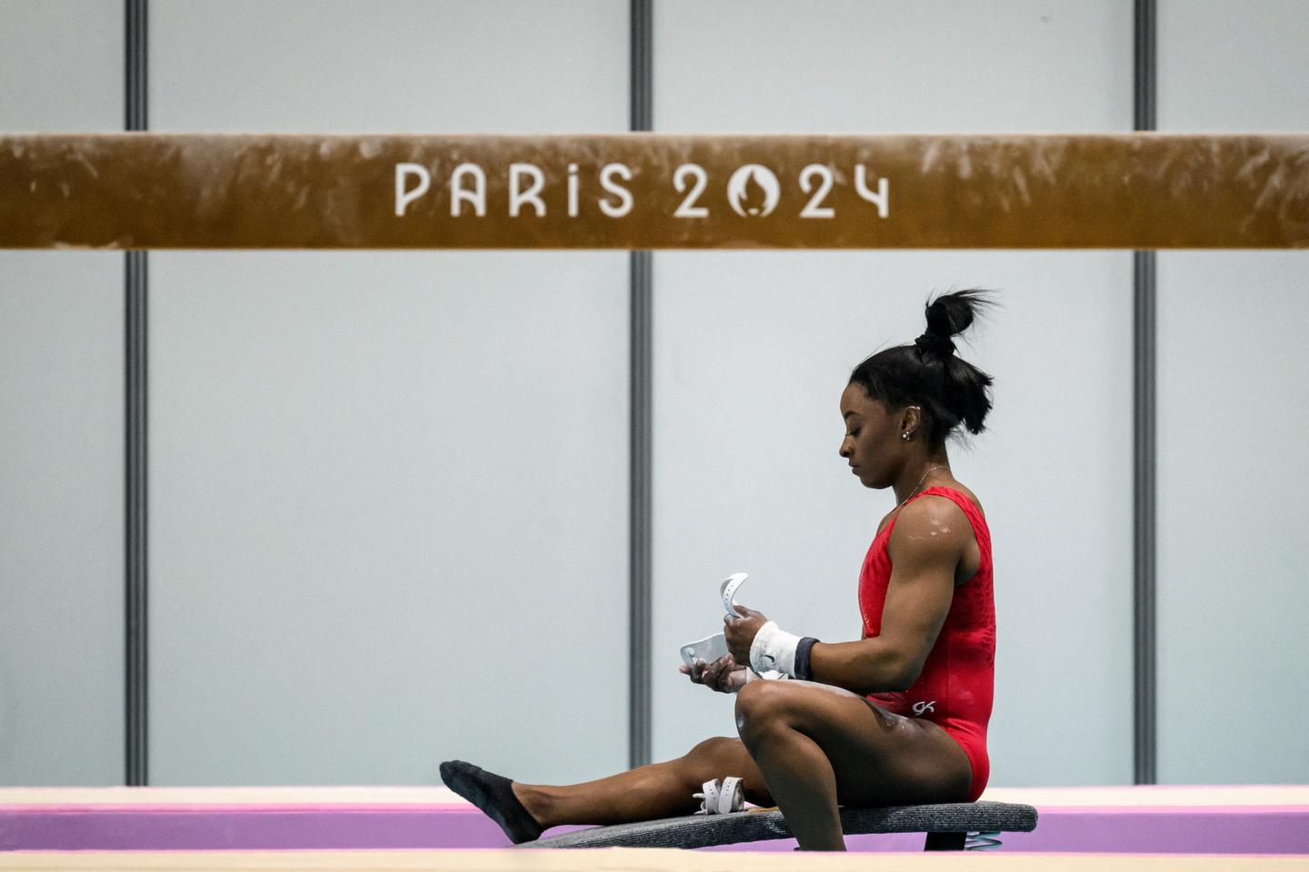 JO 2024 : l???Américaine Simone Biles s???élance dans sa quête de « rédemption »