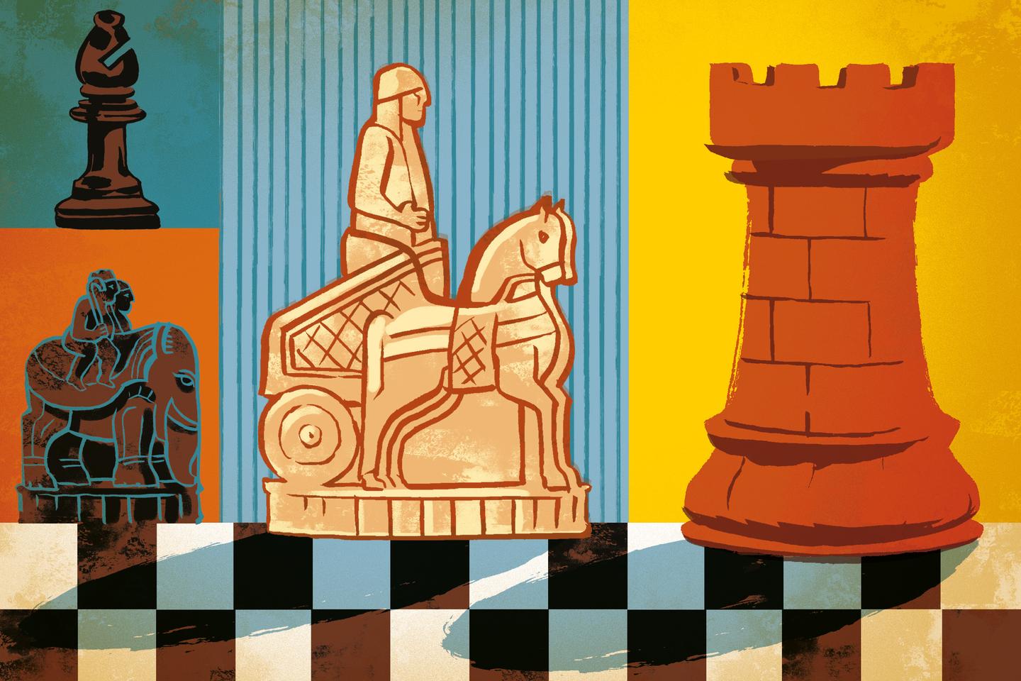 Le jeu d???échecs, conquérant et miroir de la France médiévale