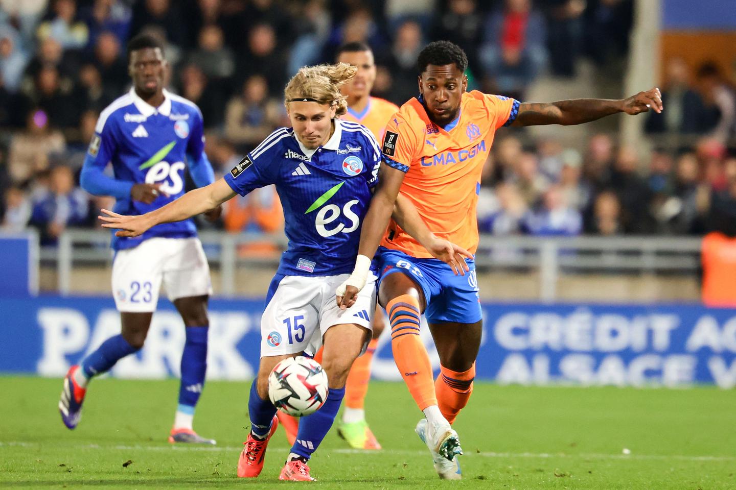 Ligue 1 : l???OM s???incline pour la première fois de la saison, face à Strasbourg, malgré...