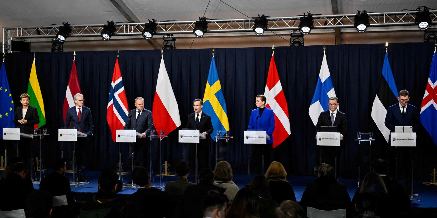 En direct, guerre en Ukraine : les pays Baltes, les pays nordiques et la Pologne prêts à...