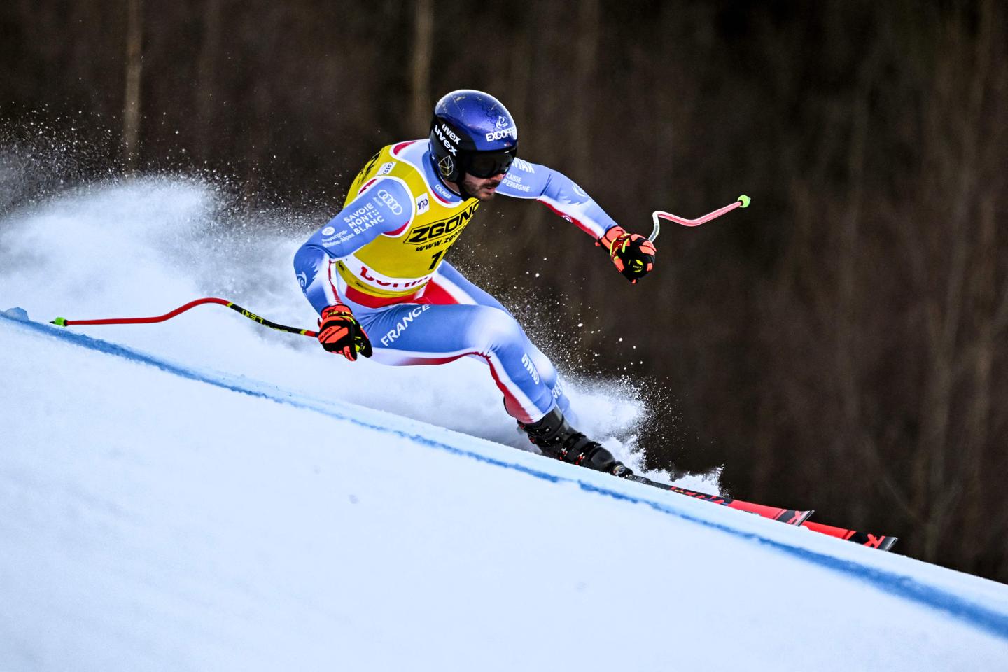 Cyprien Sarrazin, skieur français victime d’une lourde chute, souffre d’un hématome...