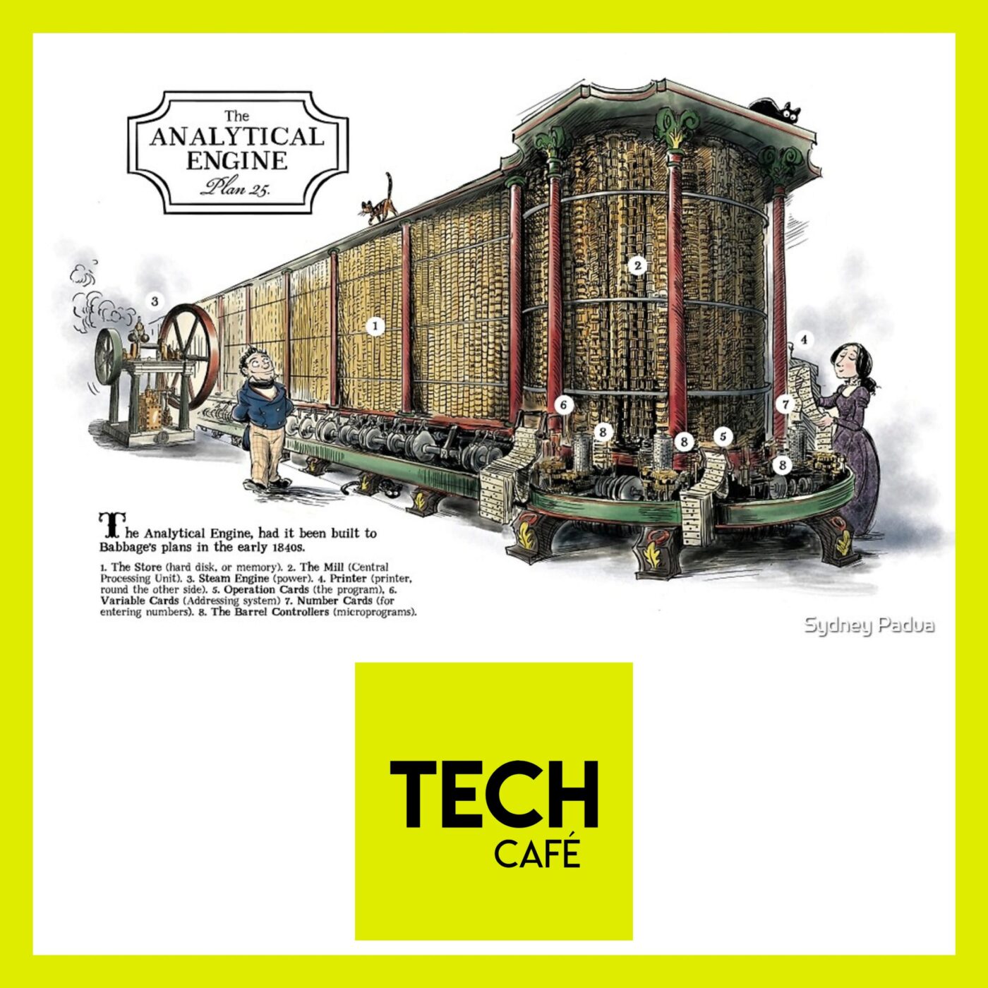 Steampunk Café : Machine de Babbage et autres machines à vapeur