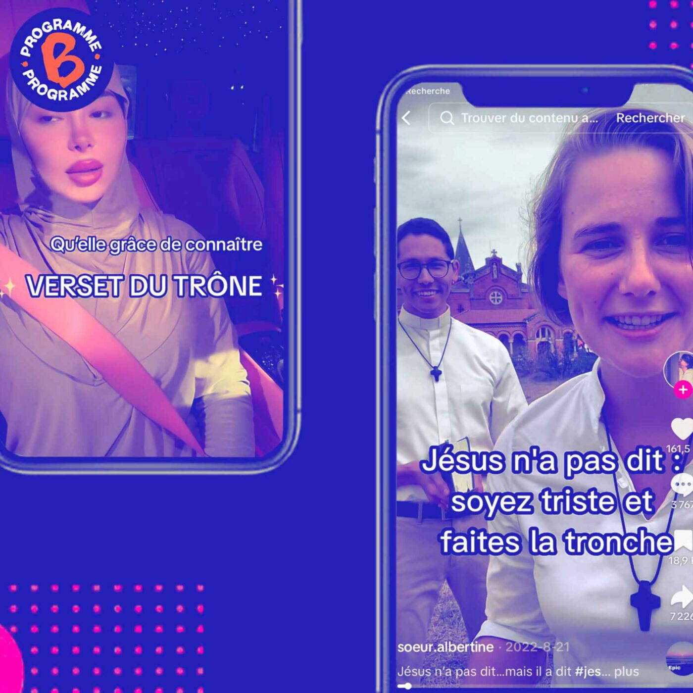 TikTok trouve la foi