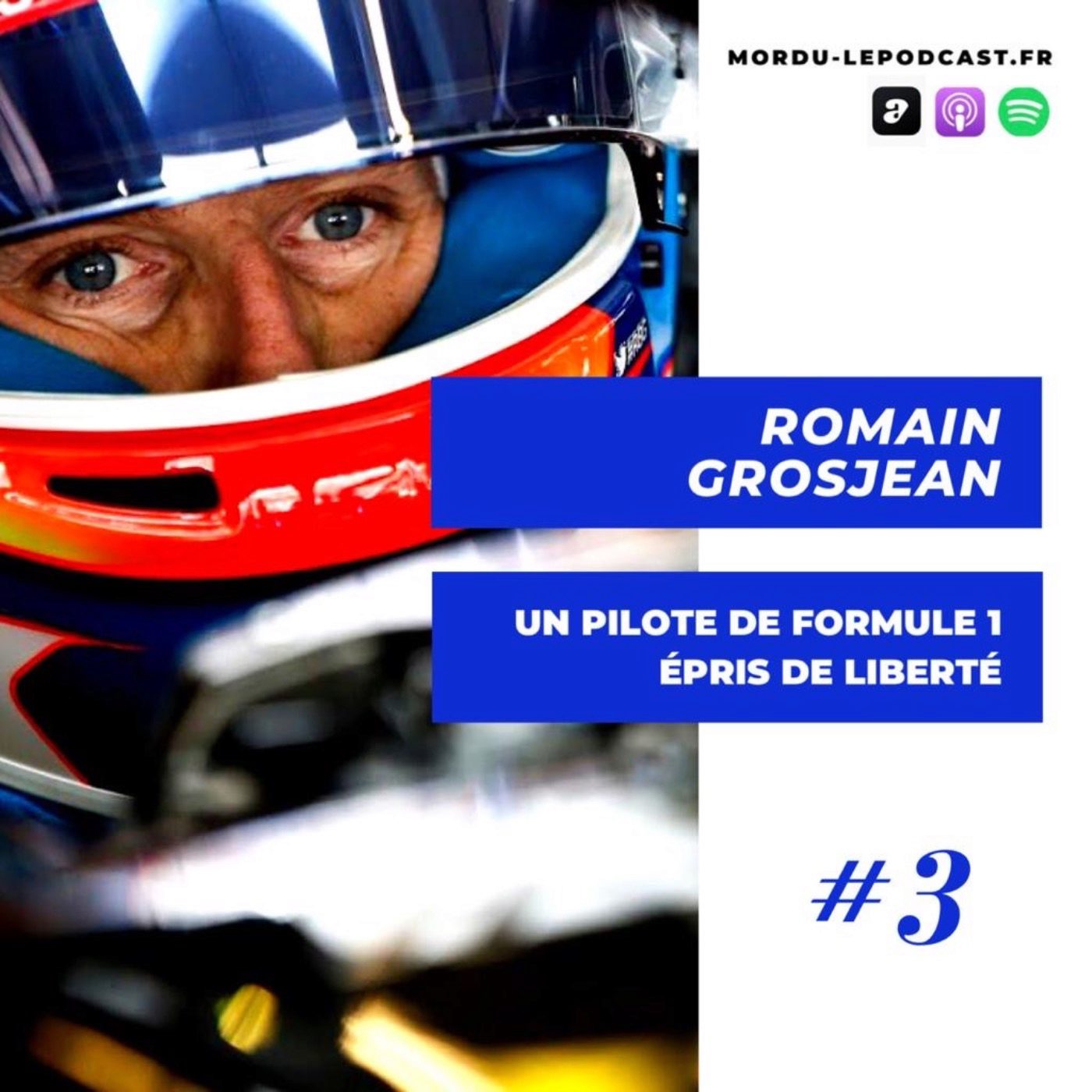 3 - ROMAIN GROSJEAN - Un pilote de F1 épris de liberté -F1 / KITESURF / SKI