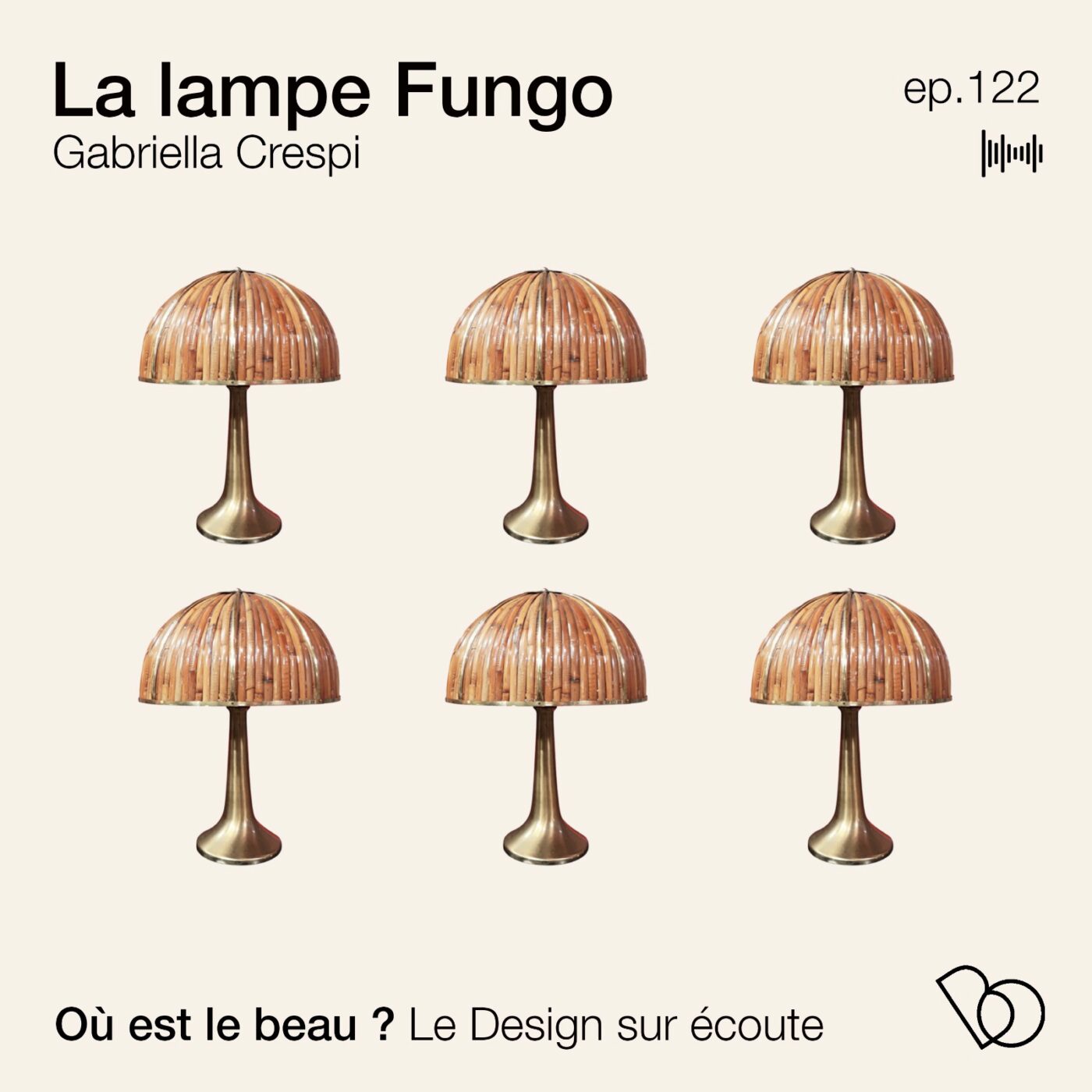#122 - L’histoire de lampe Fungo de Gabriella Crespi