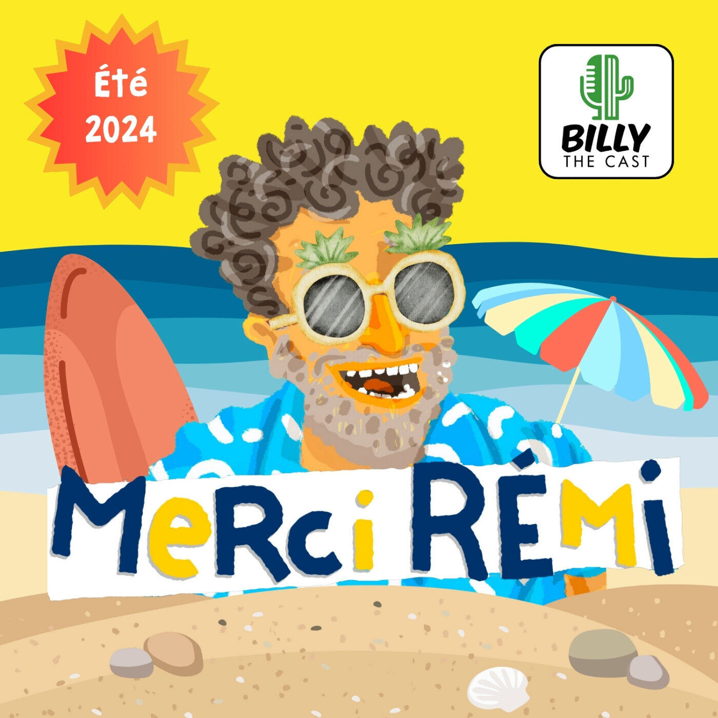Il pleut à la plage