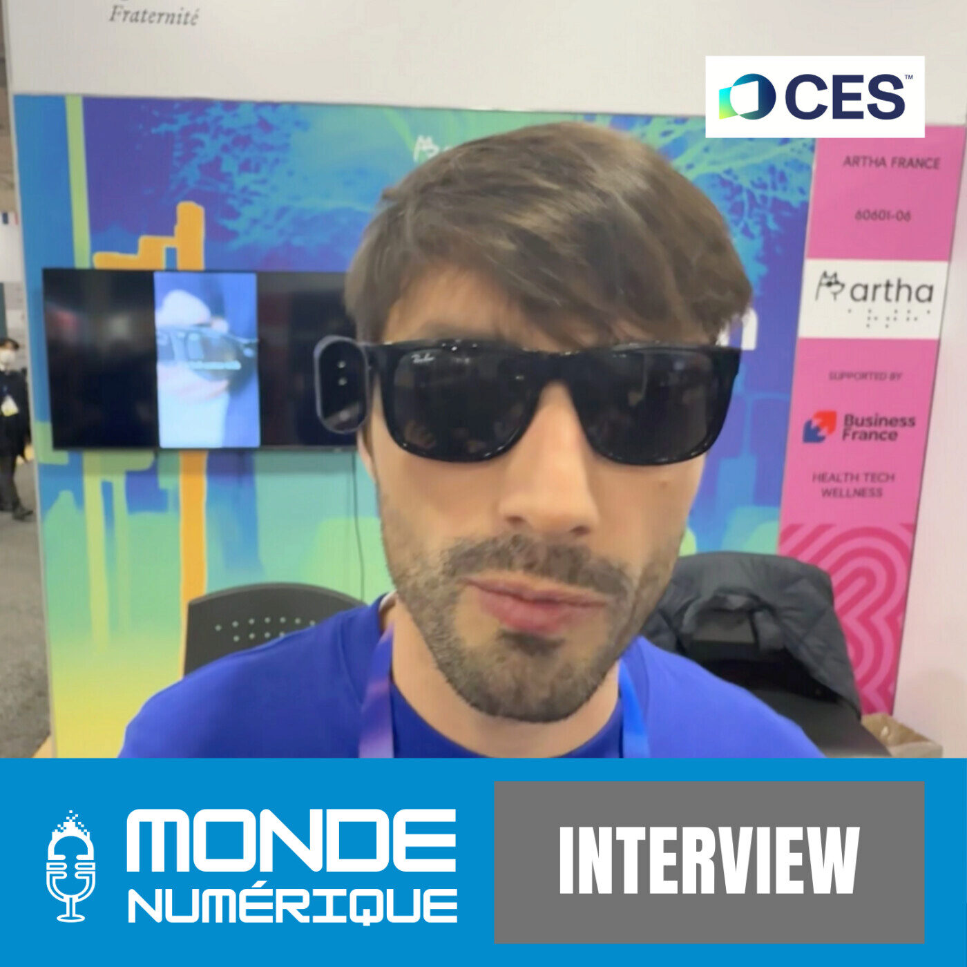 CES 25 - Des lunettes connectées haptiques pour les non-voyants
