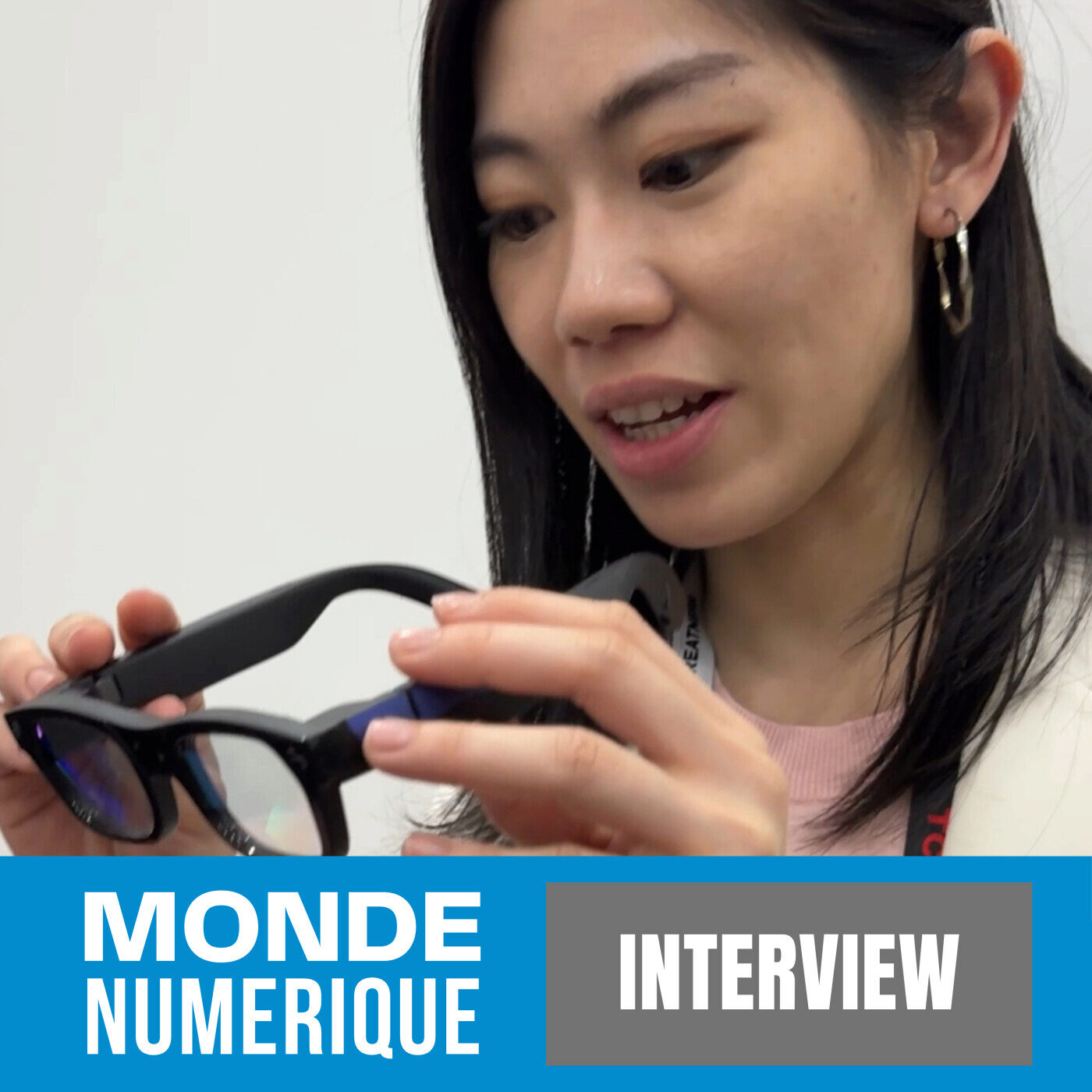 [CES 24] Des lunettes connectées d'à peine 60 grammes (Dongyao Nie, TCL)