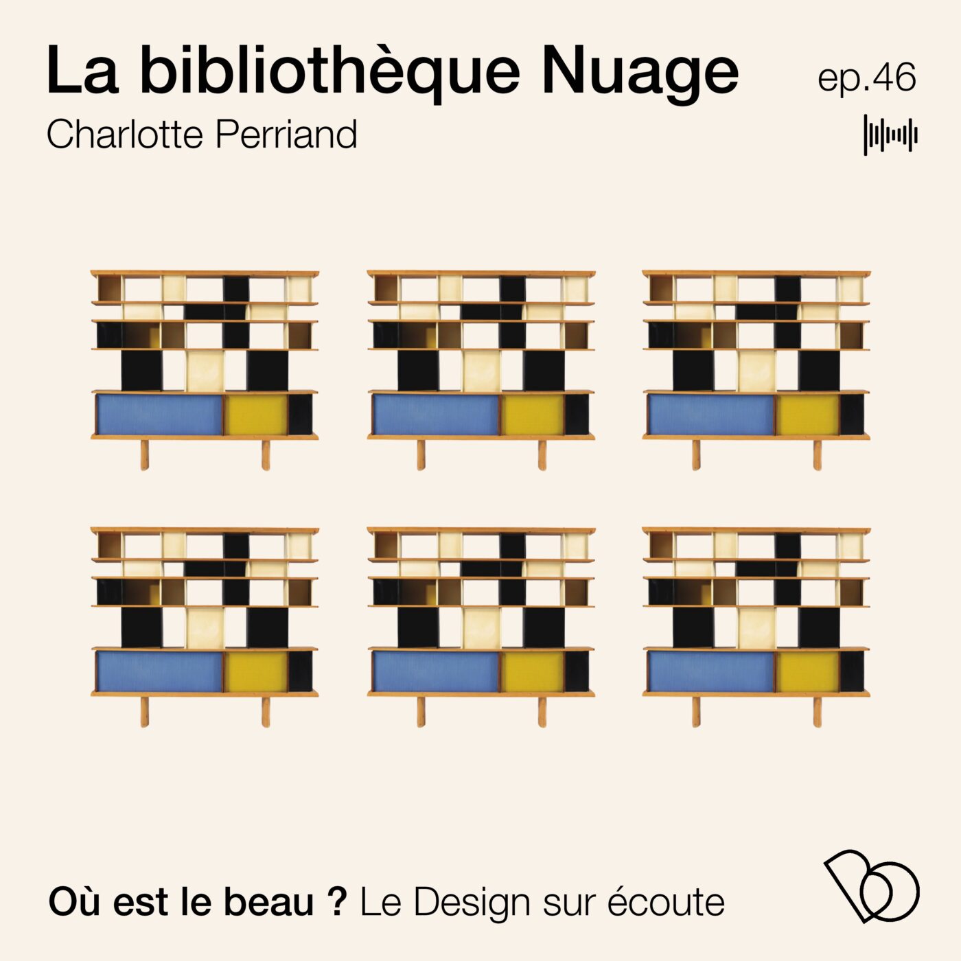 #46. La bibliothèque nuage de Charlotte Perriand